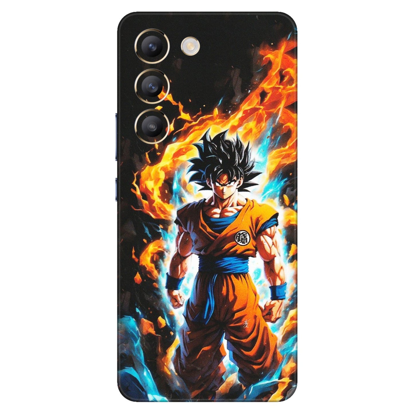 VIVO Z/V/X/T/U/S Series Phone Skins (All Models) - Goku Transformation Anime - Matte Finish (M-159) Vivo T3 (5G)