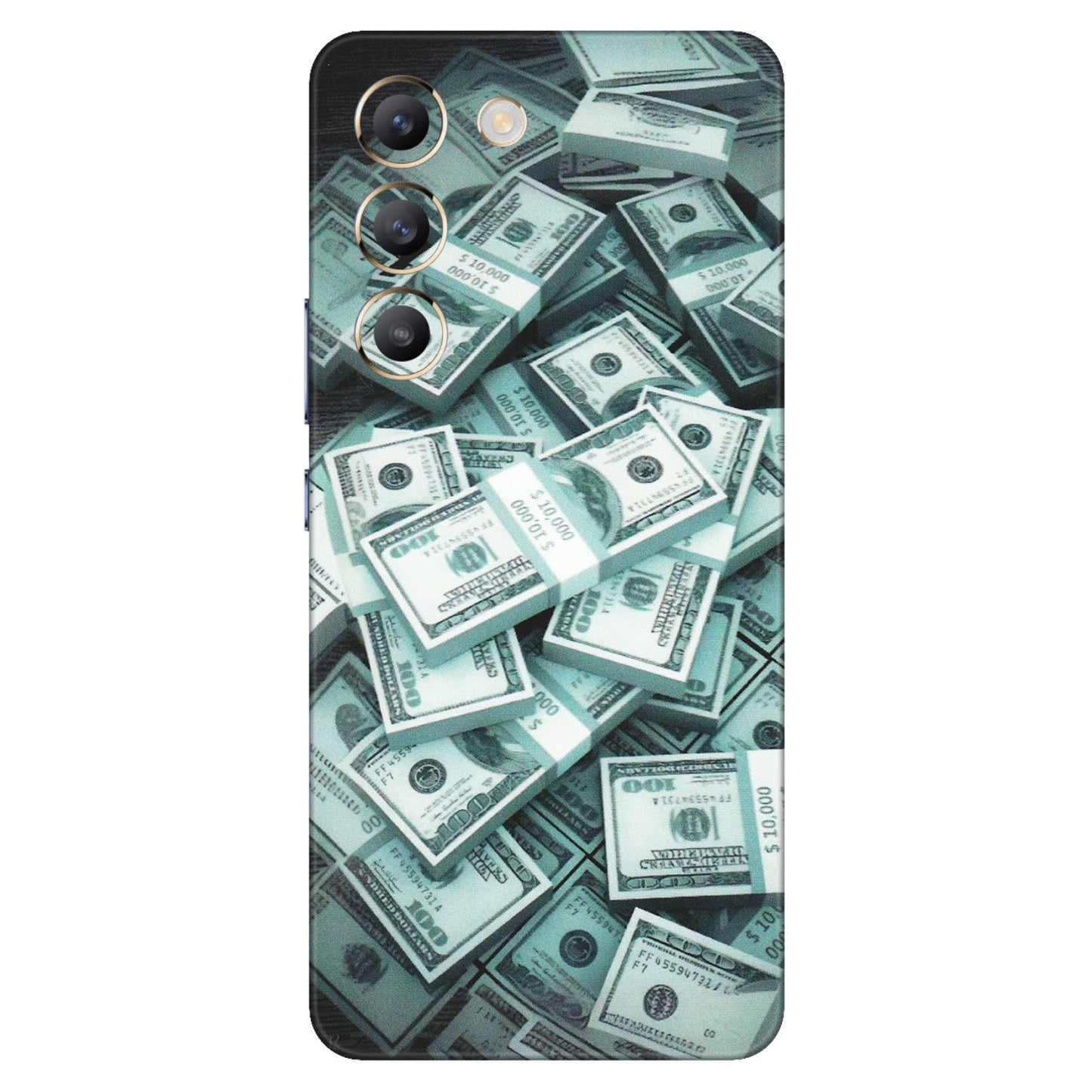 VIVO Z/V/X/T/U/S Series Phone Skins (All Models) - Hundred Dollar Bill - Matte Finish (M-162) Vivo T3 (5G)