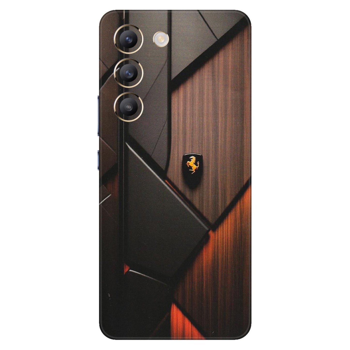 VIVO Z/V/X/T/U/S Series Phone Skins (All Models) - Lambo Beauty Wood Pattern Sober - Matte Finish (M-51) Vivo T3 (5G)