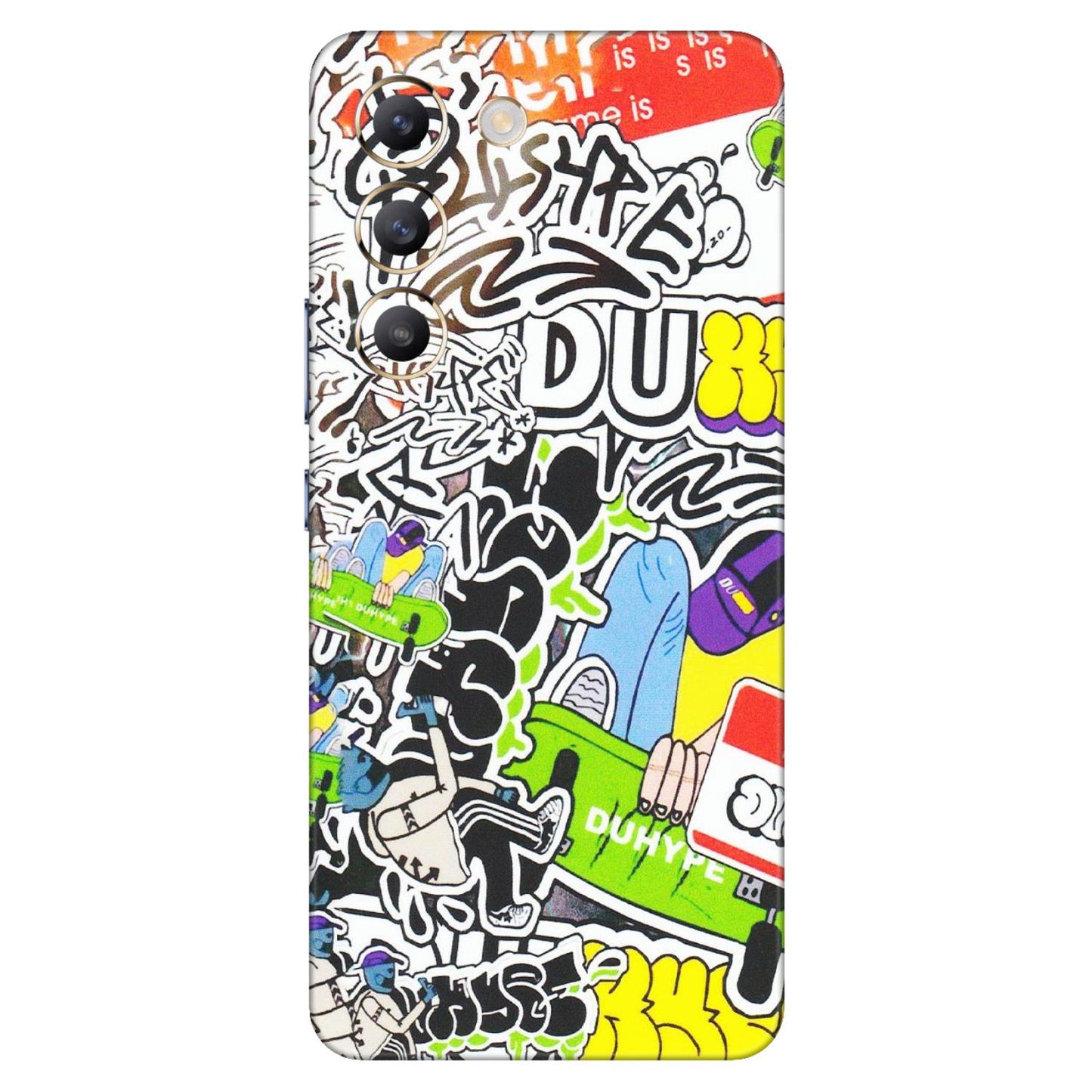 VIVO Z/V/X/T/U/S Series Phone Skins (All Models) - Dope Graffiti - Matte Finish (M-61) Vivo T3 (5G)