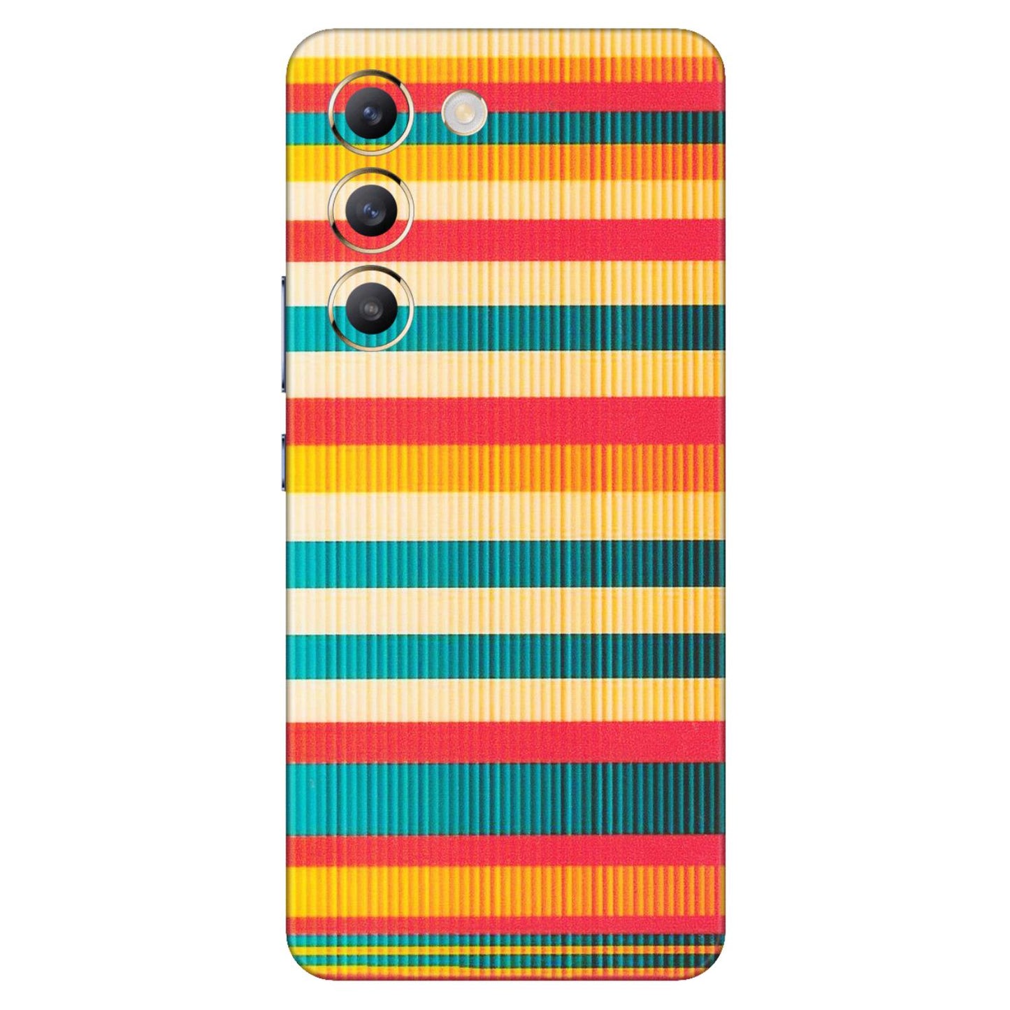 VIVO Z/V/X/T/U/S Series Phone Skins (All Models) - Colourful Stripes Soothing Effect - Matte Finish (M-86) Vivo T3 (5G)