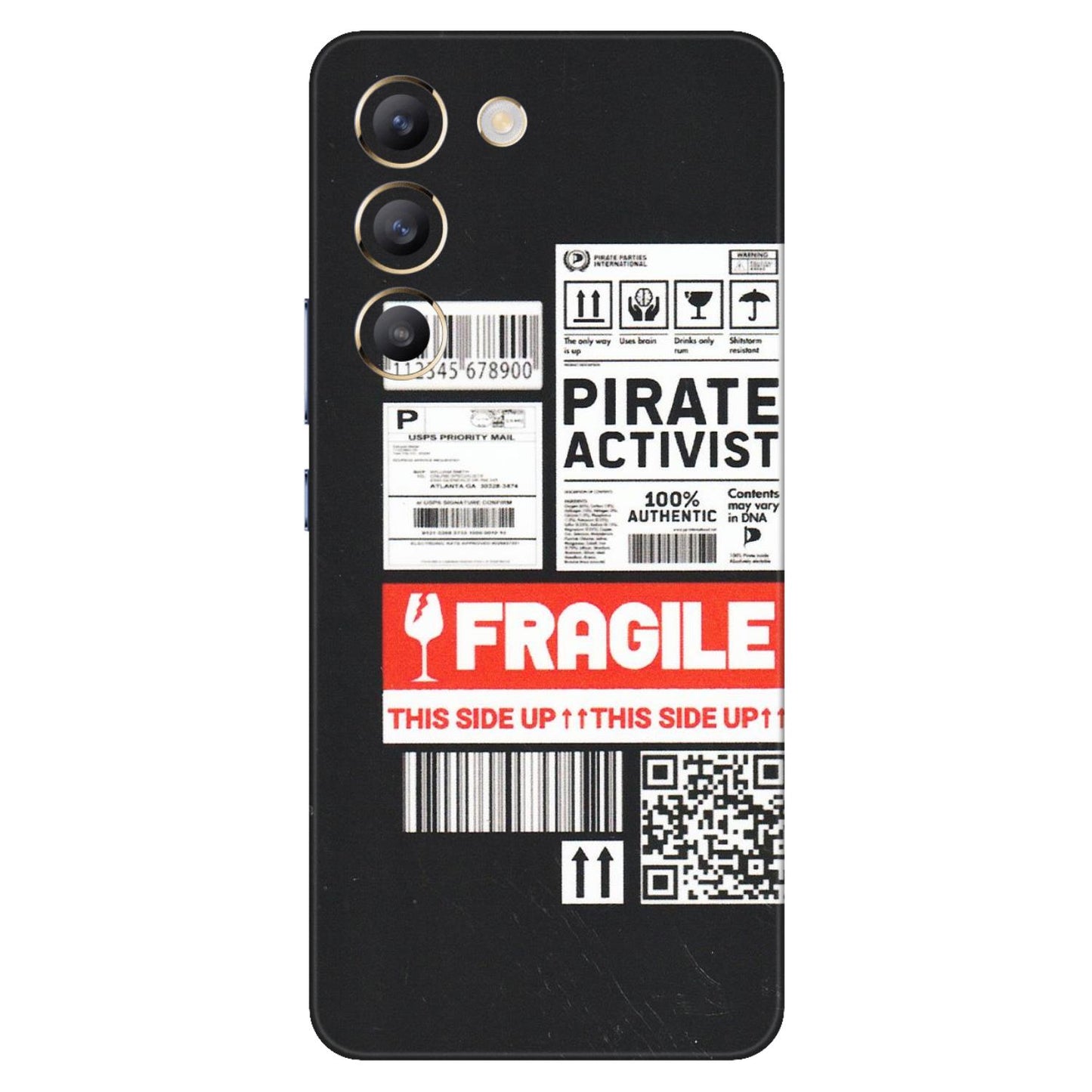 VIVO Z/V/X/T/U/S Series Phone Skins (All Models) - Handle With Care - Matte Finish (M-99) Vivo T3 (5G)
