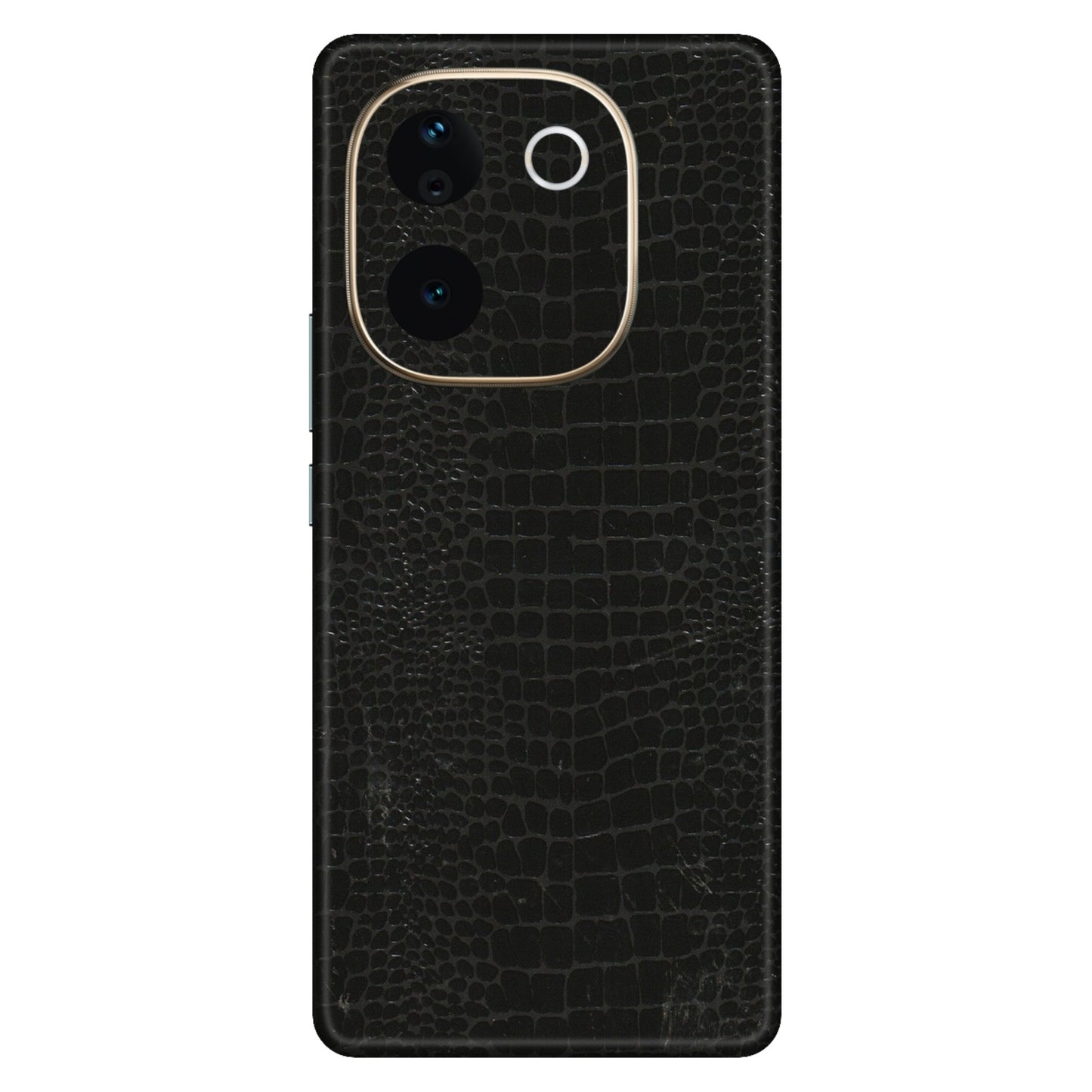 VIVO Z/V/X/T/U/S Series Phone Skins (All Models) - Snake Leather Black - 3D Embossed Finish (L-107) Vivo T3 Pro (5G)