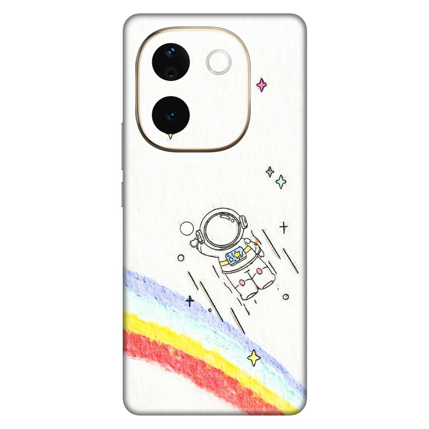 VIVO Z/V/X/T/U/S Series Phone Skins (All Models) - Milkyway Astronaut - 3D Embossed Finish (L-110) Vivo T3 Pro (5G)