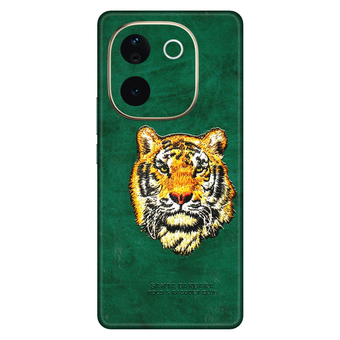 VIVO Z/V/X/T/U/S Series Phone Skins (All Models) - Leather Feel Tiger - 3D Embossed Finish (L-111) Vivo T3 Pro (5G)