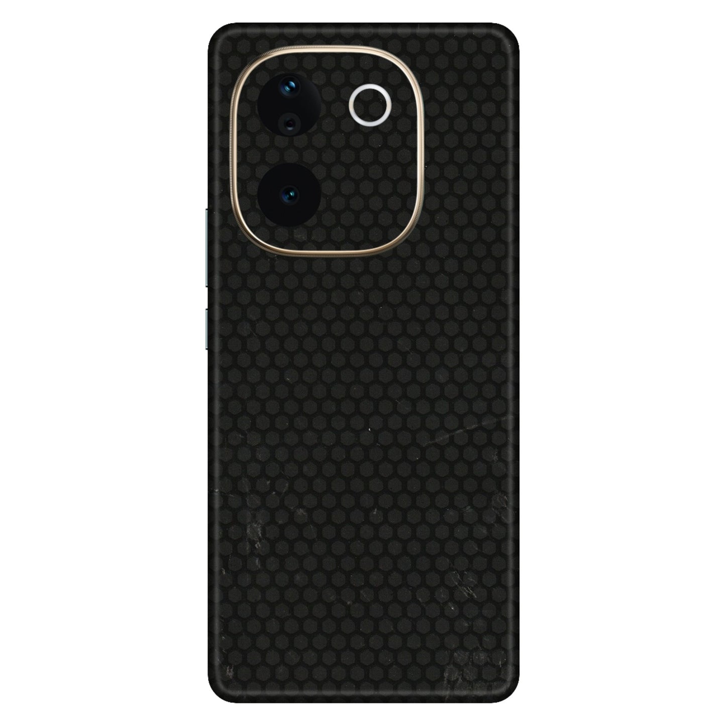 VIVO Z/V/X/T/U/S Series Phone Skins (All Models) - Black honeycomb - 3D Embossed Finish (L-114) Vivo T3 Pro (5G)