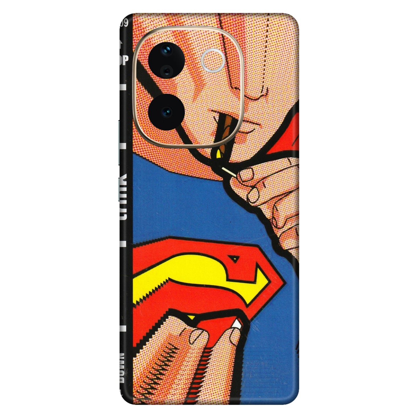 VIVO Z/V/X/T/U/S Series Phone Skins (All Models) - Superman Sutta - 3D Embossed Finish (L-130) Vivo T3 Pro (5G)