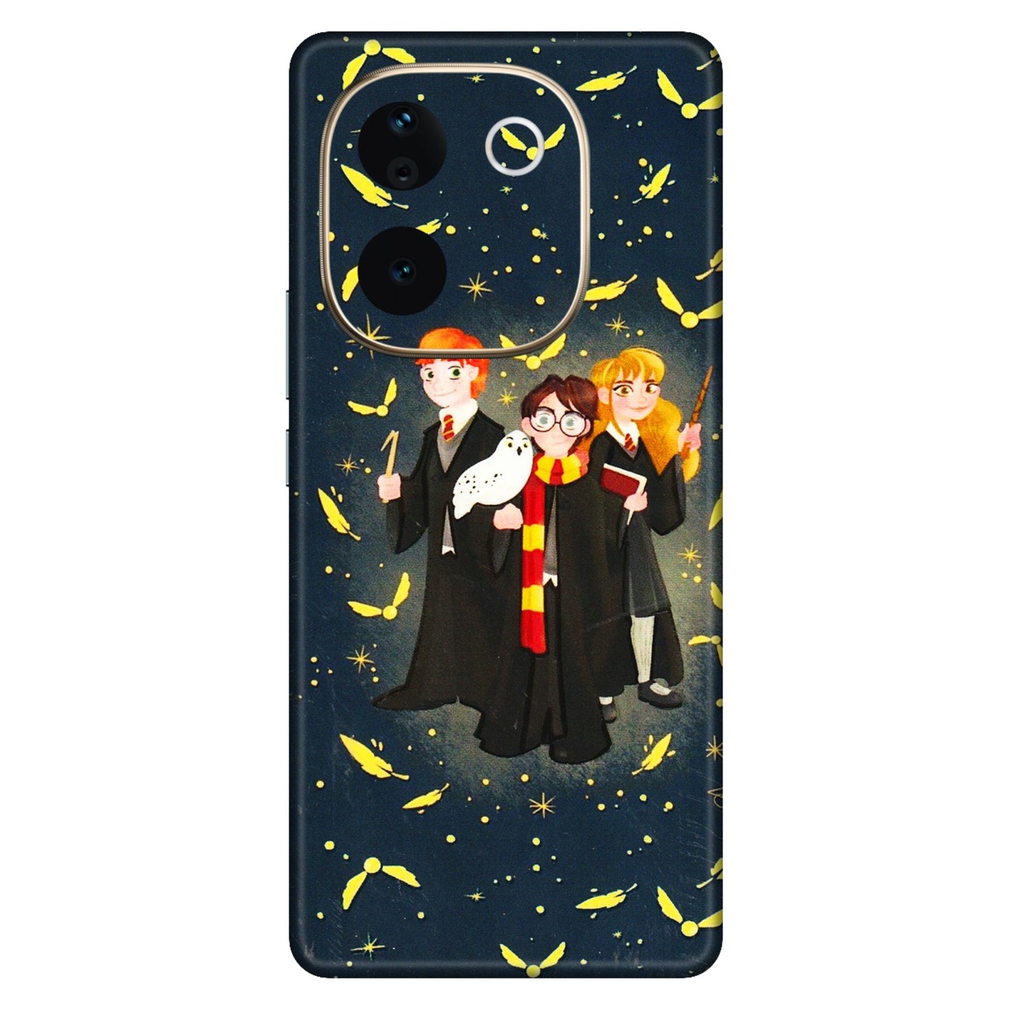 VIVO Z/V/X/T/U/S Series Phone Skins (All Models) - Harry Potter - 3D Embossed Finish (L-183) Vivo T3 Pro (5G)