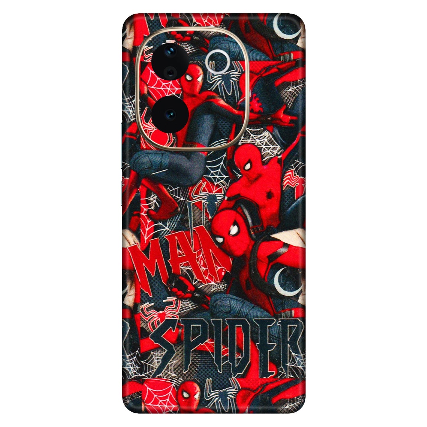 VIVO Z/V/X/T/U/S Series Phone Skins (All Models) - SpiderMan Cool - 3D Embossed Finish (L-188) Vivo T3 Pro (5G)