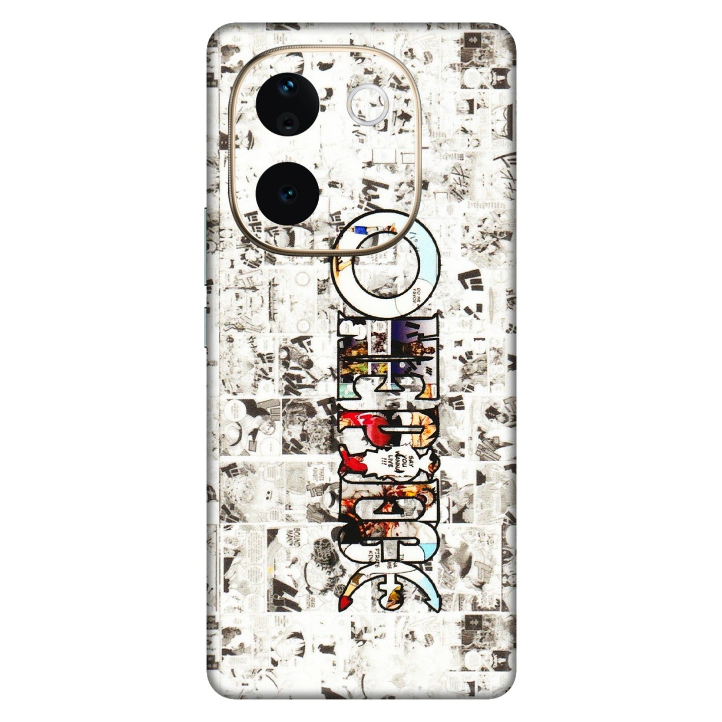 VIVO Z/V/X/T/U/S Series Phone Skins (All Models) - One Piece Manga - 3D Embossed Finish (L-26) Vivo T3 Pro (5G)