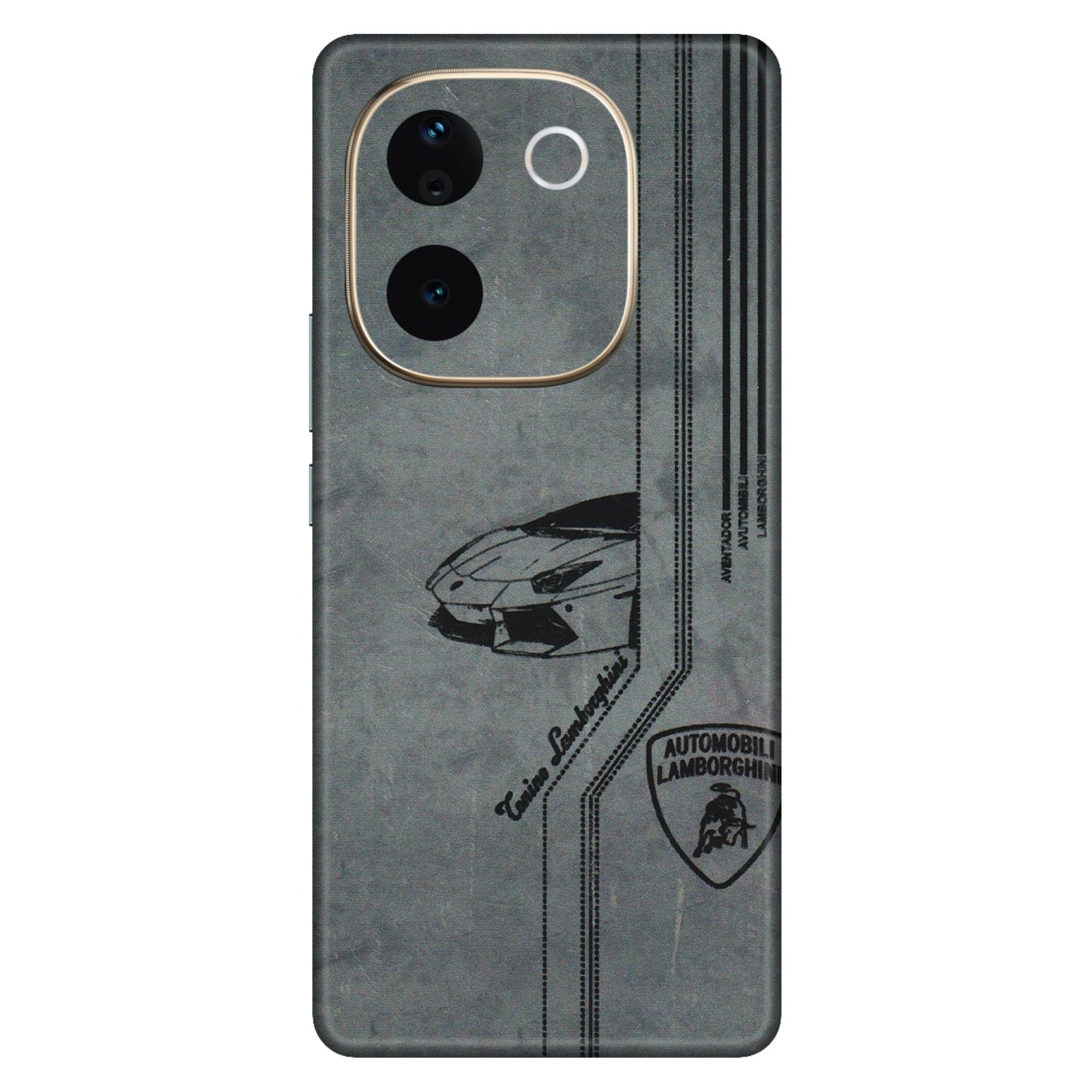 VIVO Z/V/X/T/U/S Series Phone Skins (All Models) - New Lamborgini Aventador - 3D Embossed Finish (L-321) Vivo T3 Pro (5G)