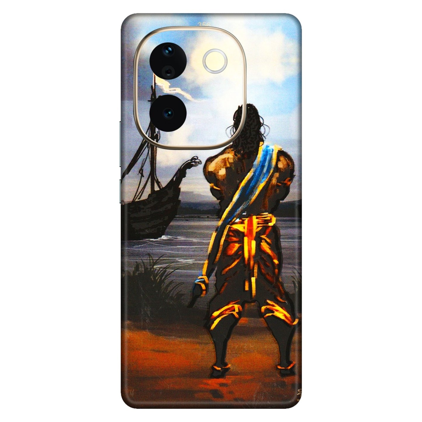 VIVO Z/V/X/T/U/S Series Phone Skins (All Models) - Heavenly God Figure - 3D Embossed Finish (L-34) Vivo T3 Pro (5G)