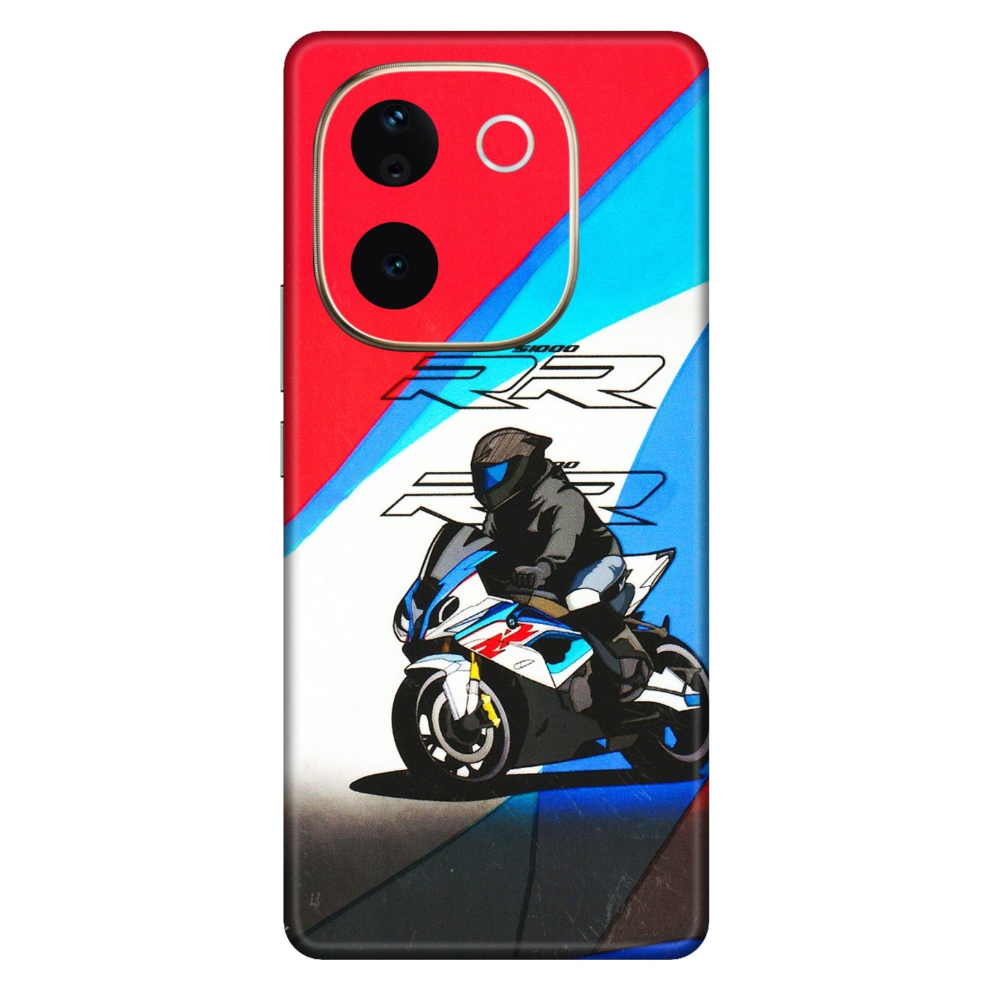 VIVO Z/V/X/T/U/S Series Phone Skins (All Models) - Bikers Love - 3D Embossed Finish (L-58) Vivo T3 Pro (5G)
