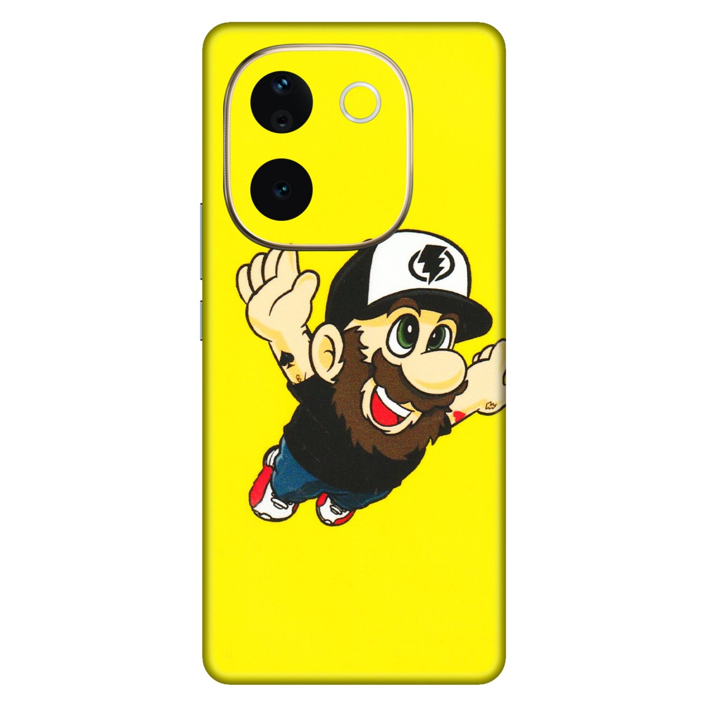 VIVO Z/V/X/T/U/S Series Phone Skins (All Models) - Flying Beardo - 3D Embossed Finish (L-60) Vivo T3 Pro (5G)