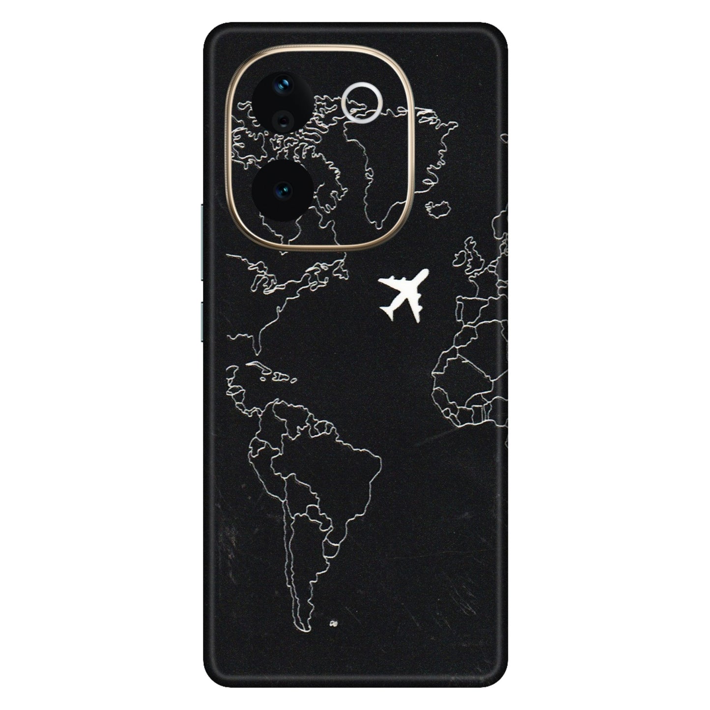 VIVO Z/V/X/T/U/S Series Phone Skins (All Models) - Never Ending Travel - 3D Embossed Finish (L-79) Vivo T3 Pro (5G)
