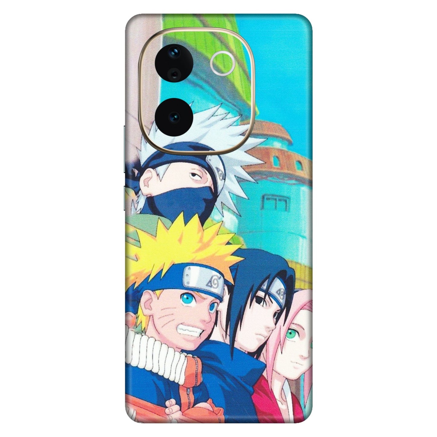 VIVO Z/V/X/T/U/S Series Phone Skins (All Models) - Team Minato And Kakashi - Matte Finish (M-101) Vivo T3 Pro (5G)