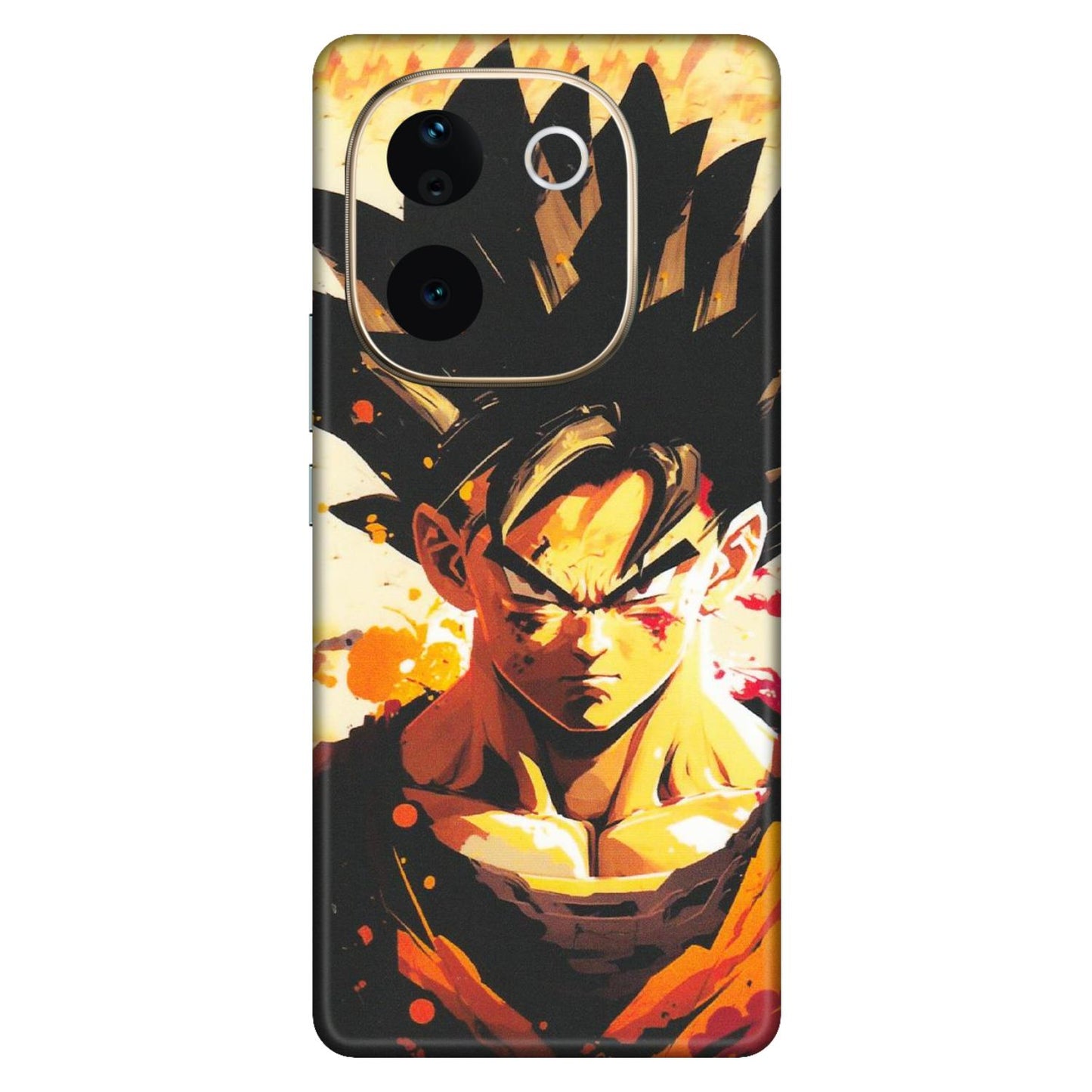 VIVO Z/V/X/T/U/S Series Phone Skins (All Models) - Angry Goku - Matte Finish (M-12) Vivo T3 Pro (5G)