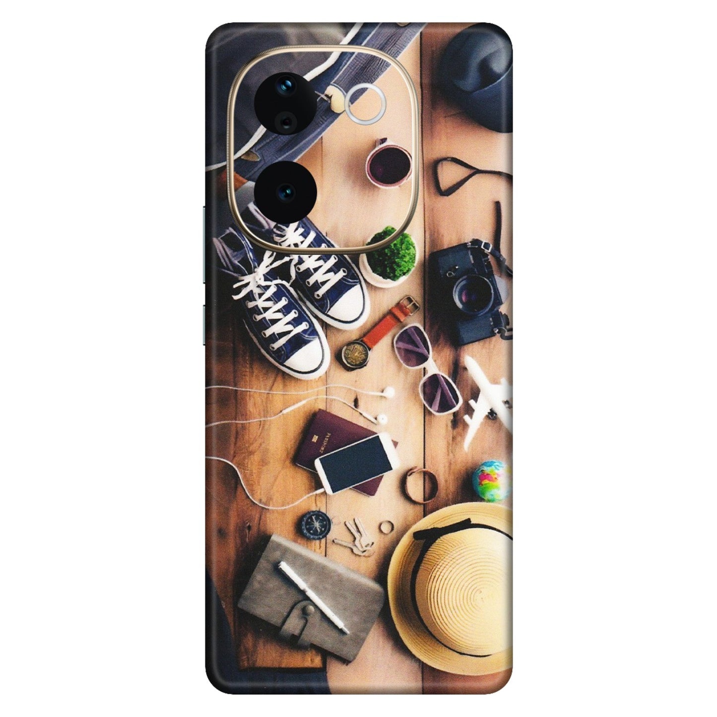VIVO Z/V/X/T/U/S Series Phone Skins (All Models) - Travel Wanderlust - Matte Finish (M-133) Vivo T3 Pro (5G)