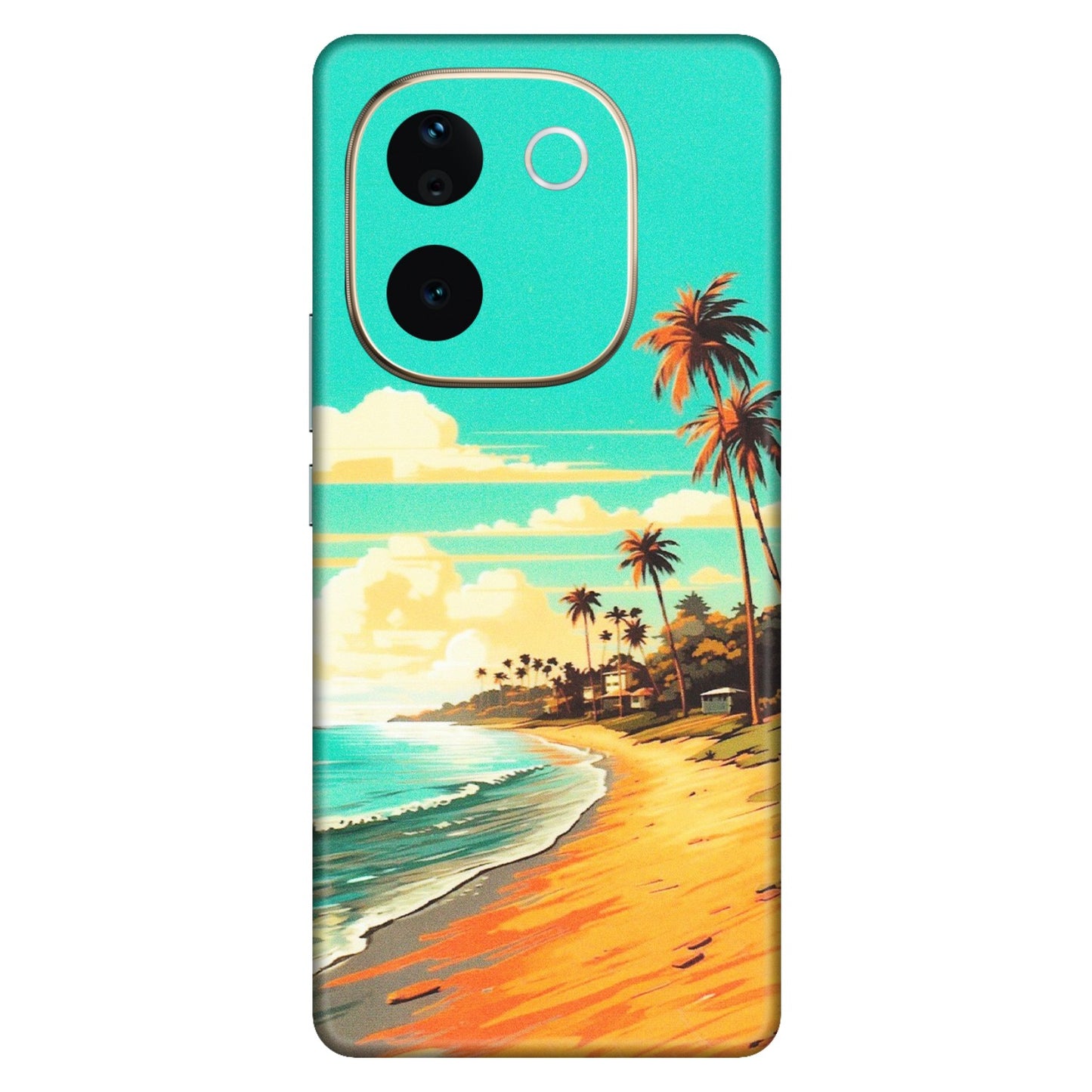 VIVO Z/V/X/T/U/S Series Phone Skins (All Models) - Miami Beach - Matte Finish (M-136) Vivo T3 Pro (5G)