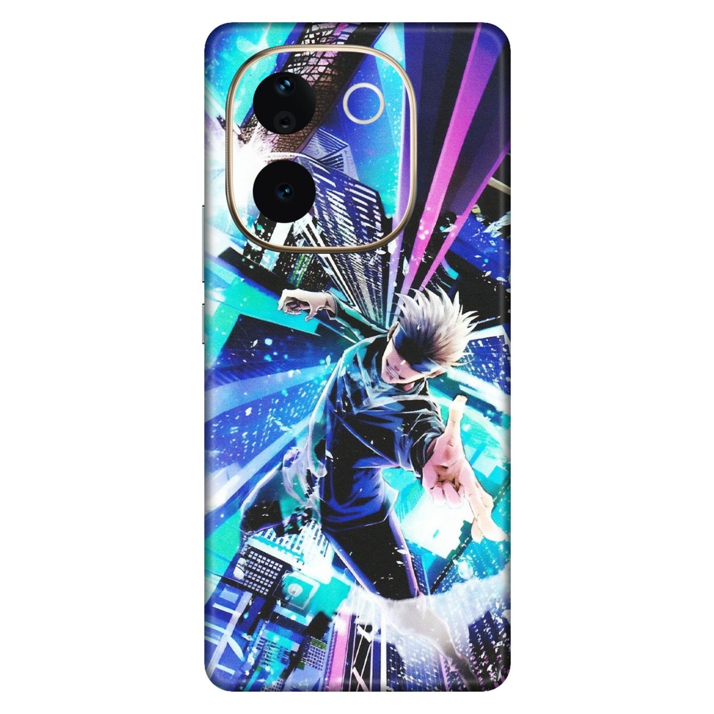 VIVO Z/V/X/T/U/S Series Phone Skins (All Models) - Manga Action Jujustu Kaisen Anime - Matte Finish (M-155) Vivo T3 Pro (5G)