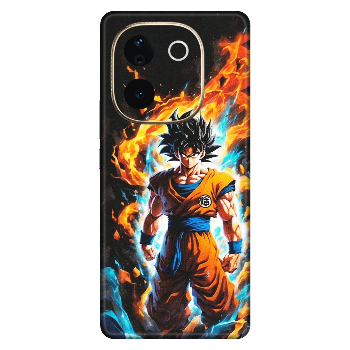 VIVO Z/V/X/T/U/S Series Phone Skins (All Models) - Goku Transformation Anime - Matte Finish (M-159) Vivo T3 Pro (5G)