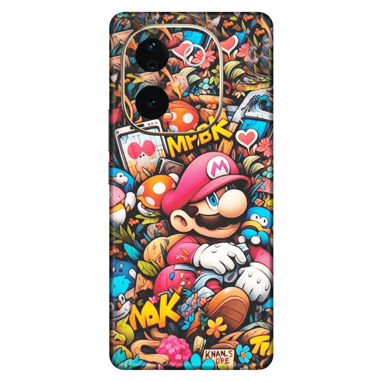 VIVO Z/V/X/T/U/S Series Phone Skins (All Models) - Super Mario Bros Artistic - Matte Finish (M-173) Vivo T3 Pro (5G)