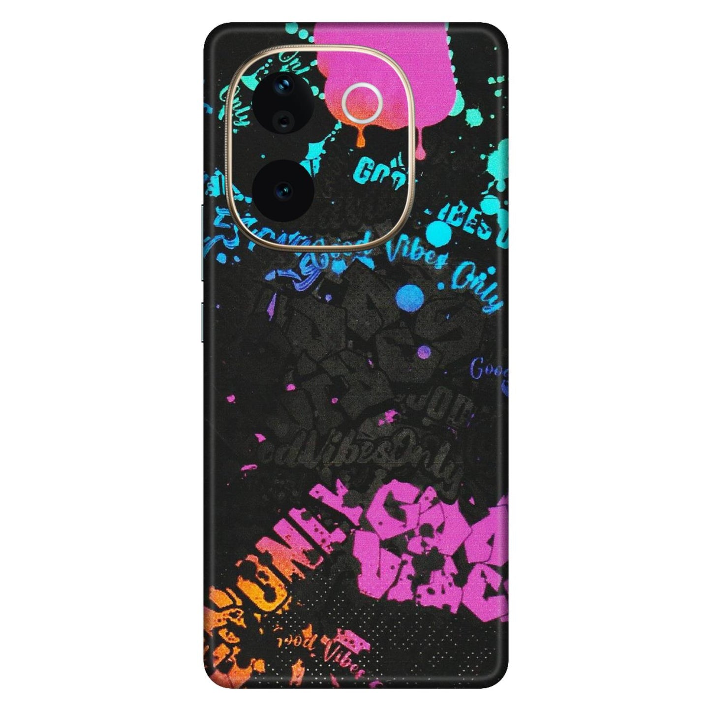 VIVO Z/V/X/T/U/S Series Phone Skins (All Models) - Majestic Black Vibes - Matte Finish (M-62) Vivo T3 Pro (5G)