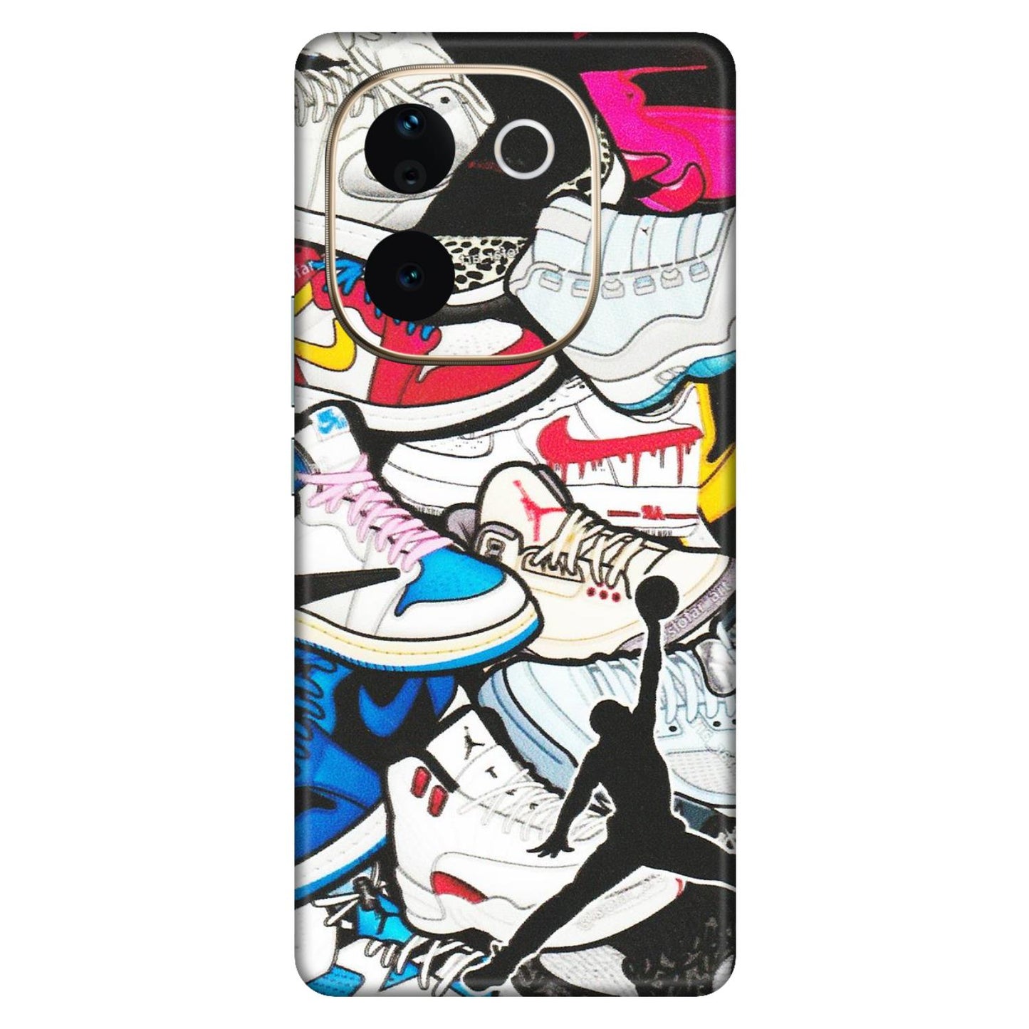 VIVO Z/V/X/T/U/S Series Phone Skins (All Models) - Jordan Sneakers Fan - Matte Finish (M-80) Vivo T3 Pro (5G)