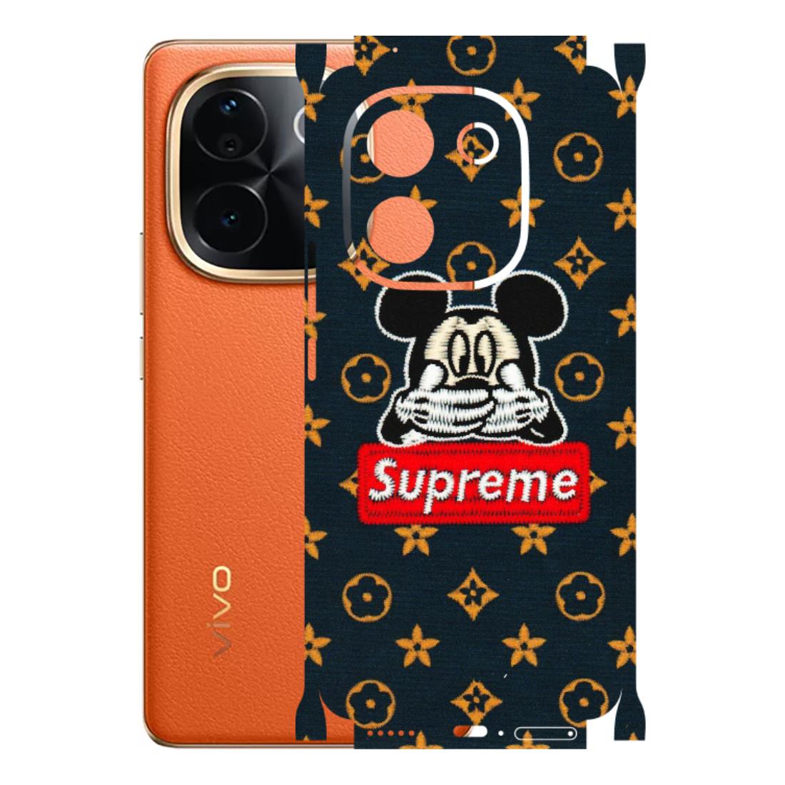 VIVO Z/V/X/T/U/S Series Phone Skins (All Models) - Mickey Supreme - Matte Finish (M-83) Vivo T3 Pro (5G)