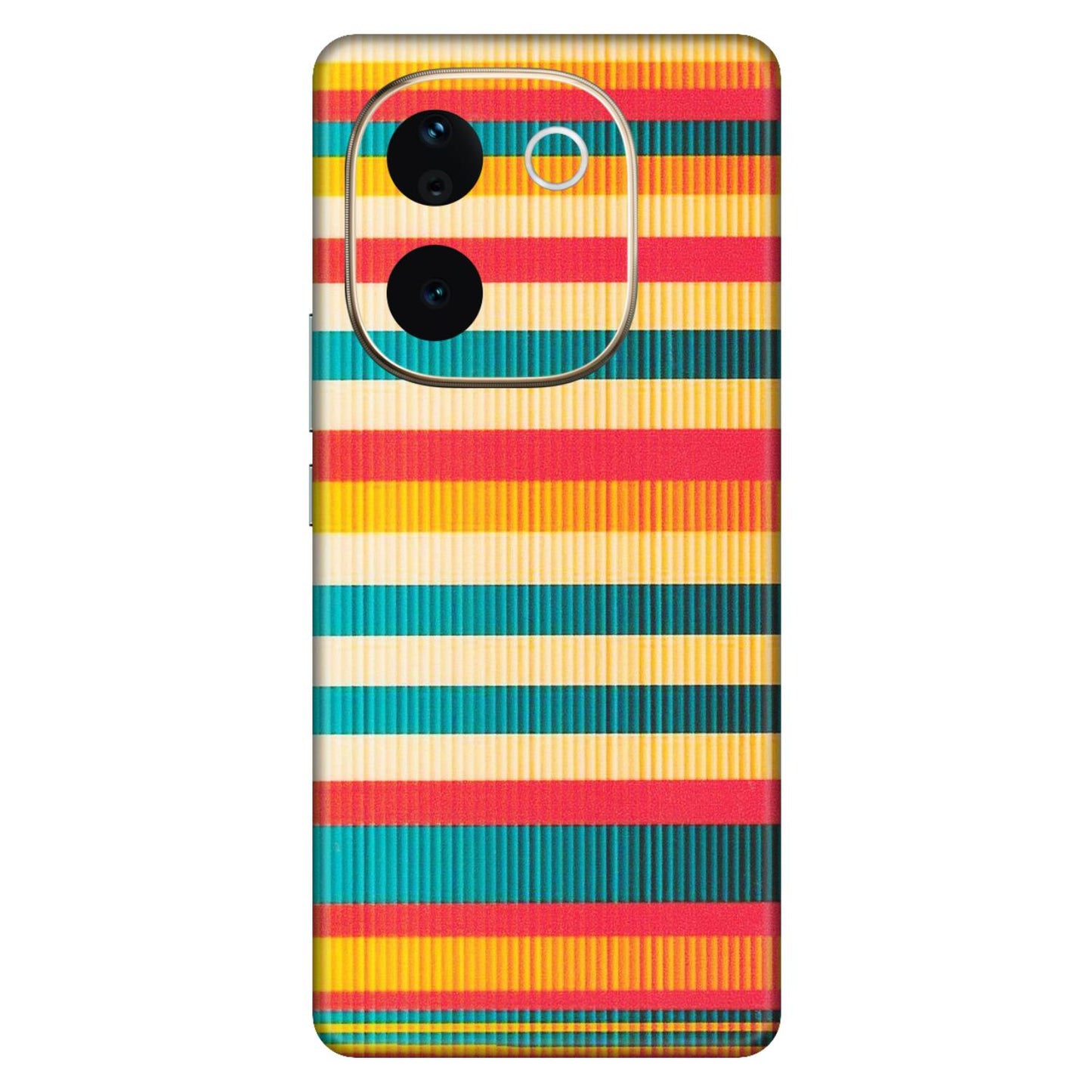 VIVO Z/V/X/T/U/S Series Phone Skins (All Models) - Colourful Stripes Soothing Effect - Matte Finish (M-86) Vivo T3 Pro (5G)