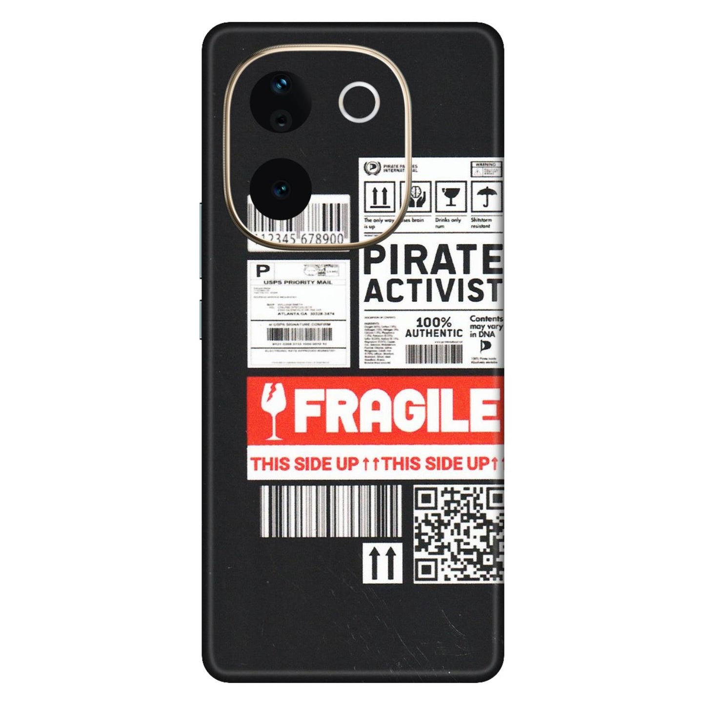 VIVO Z/V/X/T/U/S Series Phone Skins (All Models) - Handle With Care - Matte Finish (M-99) Vivo T3 Pro (5G)