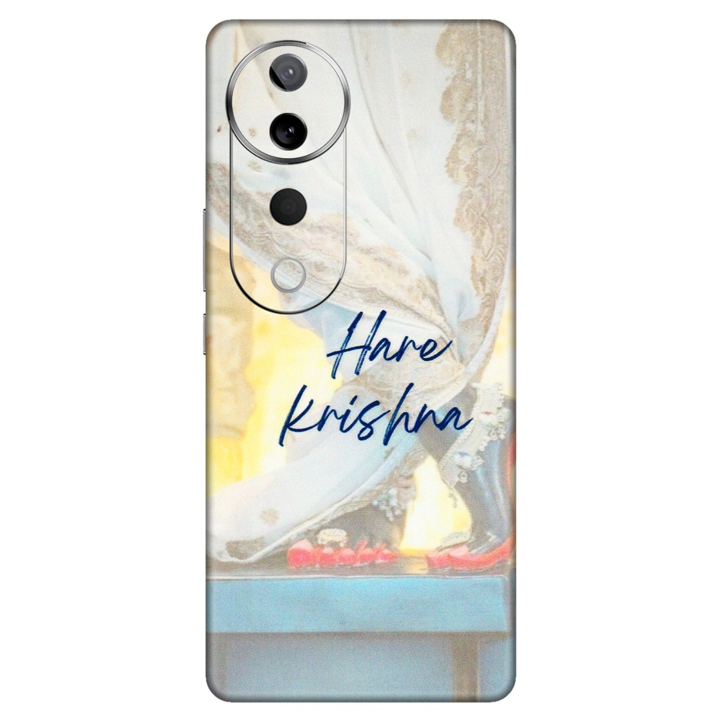 VIVO Z/V/X/T/U/S Series Phone Skins (All Models) - Hare Krishna - 3D Embossed Finish (L-03) Vivo T3 Ultra (5G)