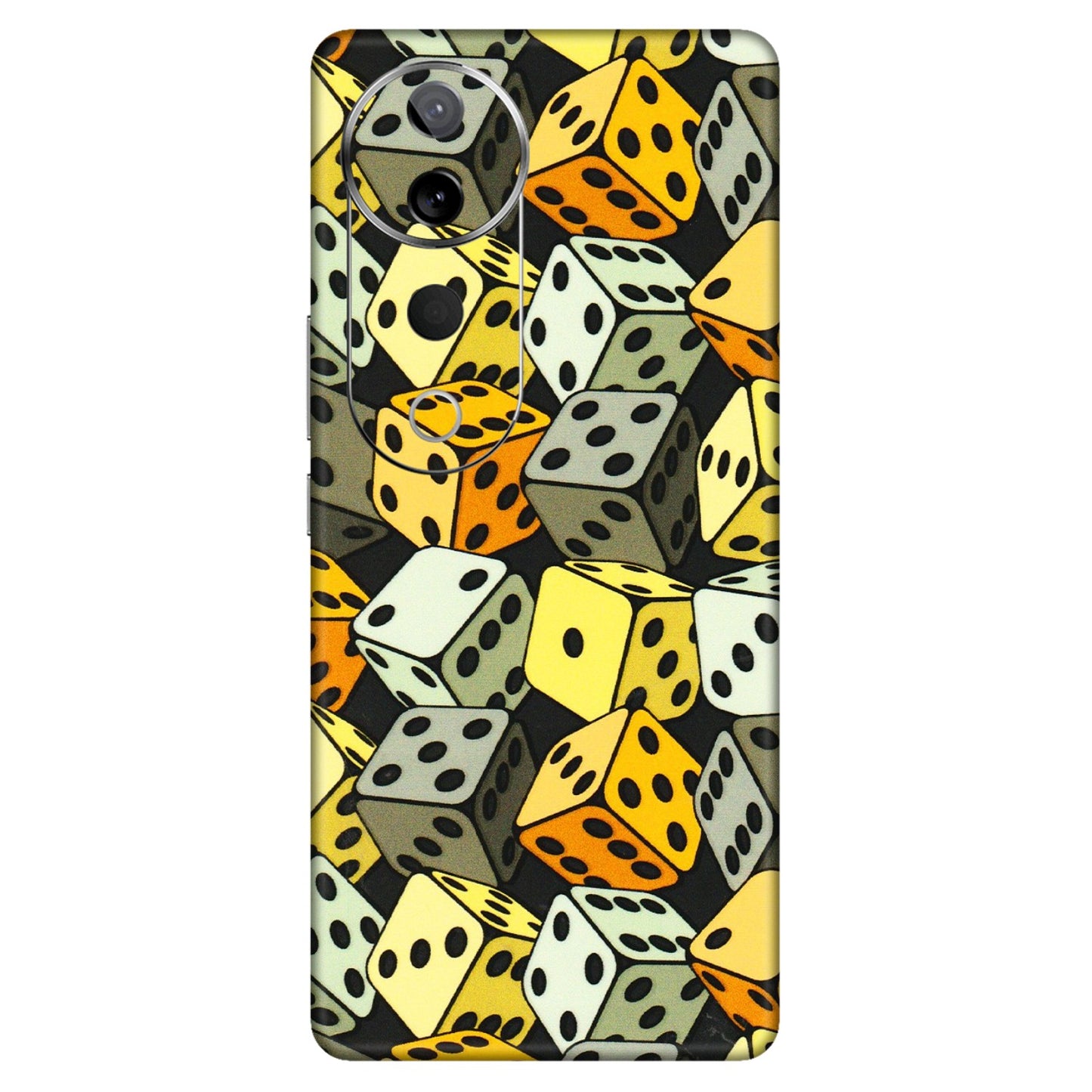 VIVO Z/V/X/T/U/S Series Phone Skins (All Models) - Dices Of Life - 3D Embossed Finish (L-04) Vivo T3 Ultra (5G)