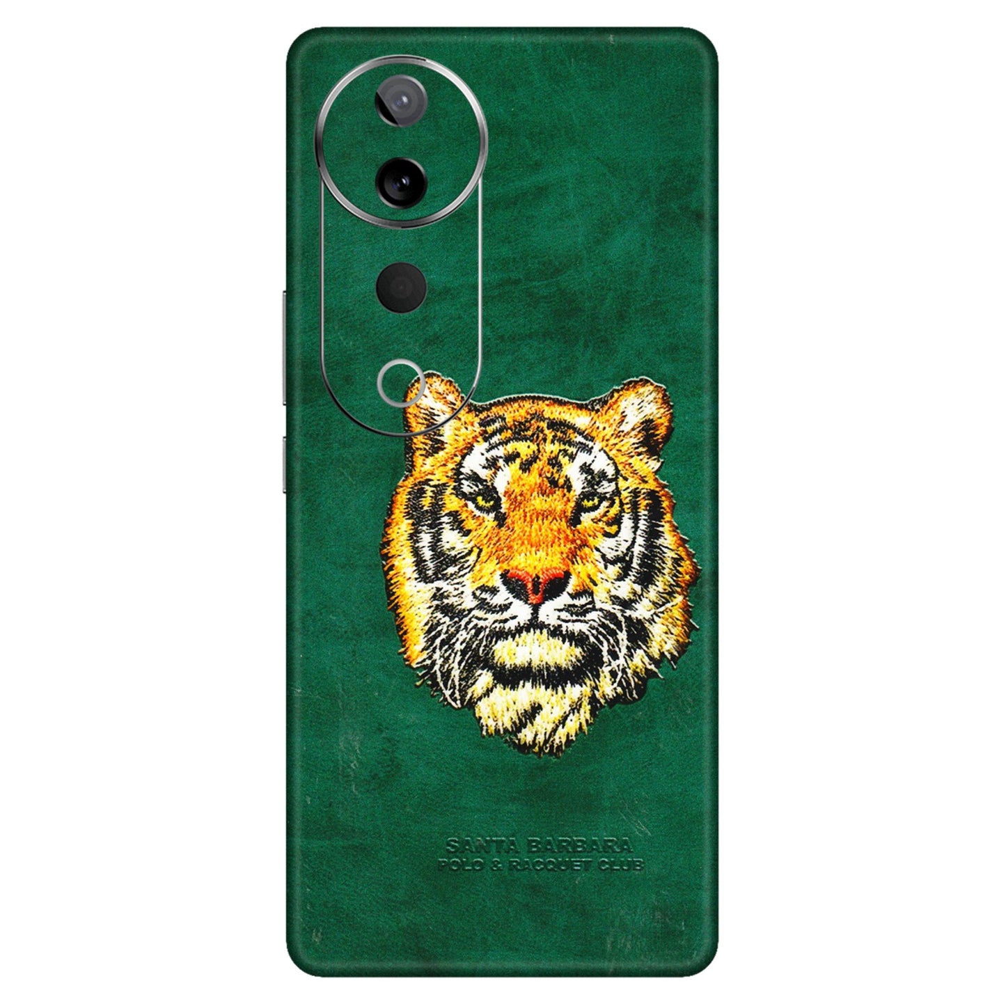 VIVO Z/V/X/T/U/S Series Phone Skins (All Models) - Leather Feel Tiger - 3D Embossed Finish (L-111) Vivo T3 Ultra (5G)