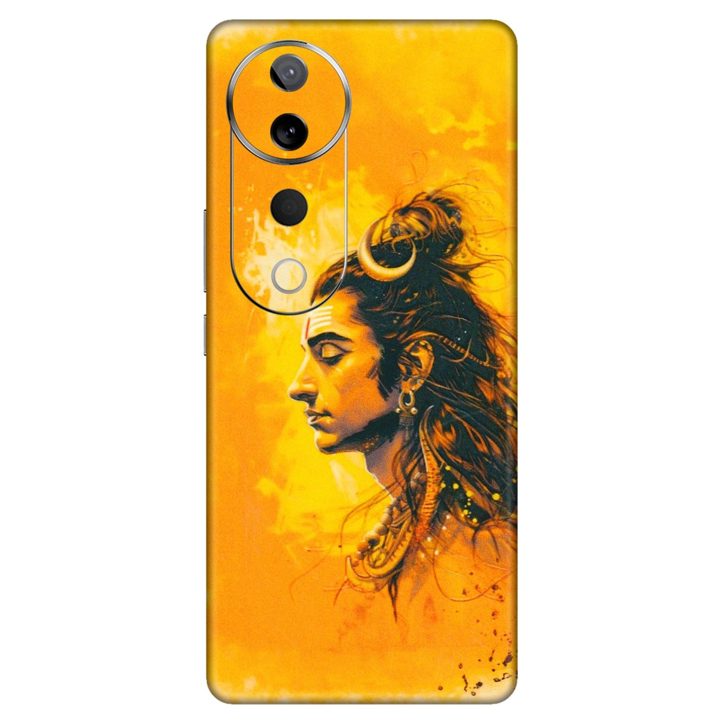 VIVO Z/V/X/T/U/S Series Phone Skins (All Models) - Shiv Shakti - 3D Embossed Finish (L-14) Vivo T3 Ultra (5G)