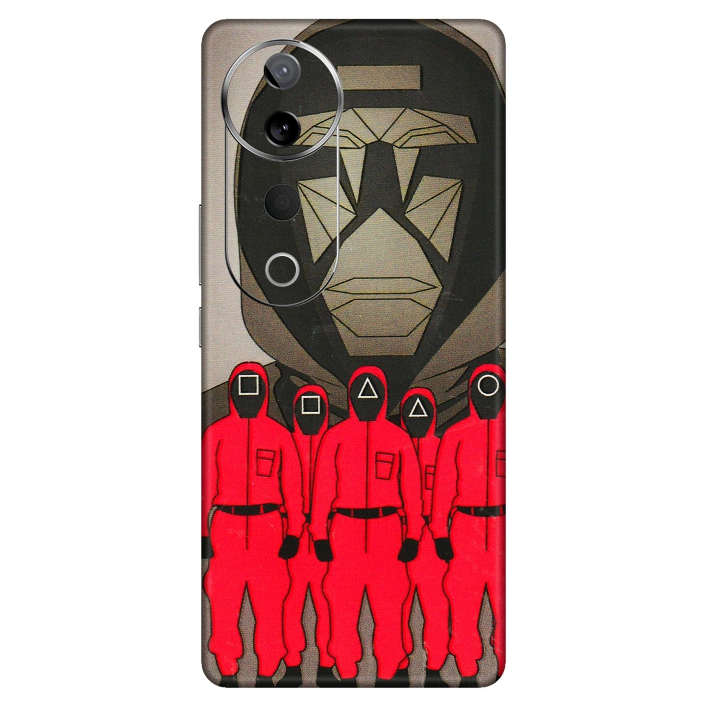 VIVO Z/V/X/T/U/S Series Phone Skins (All Models) - Squid Game Hero - 3D Embossed Finish (L-245) Vivo T3 Ultra (5G)