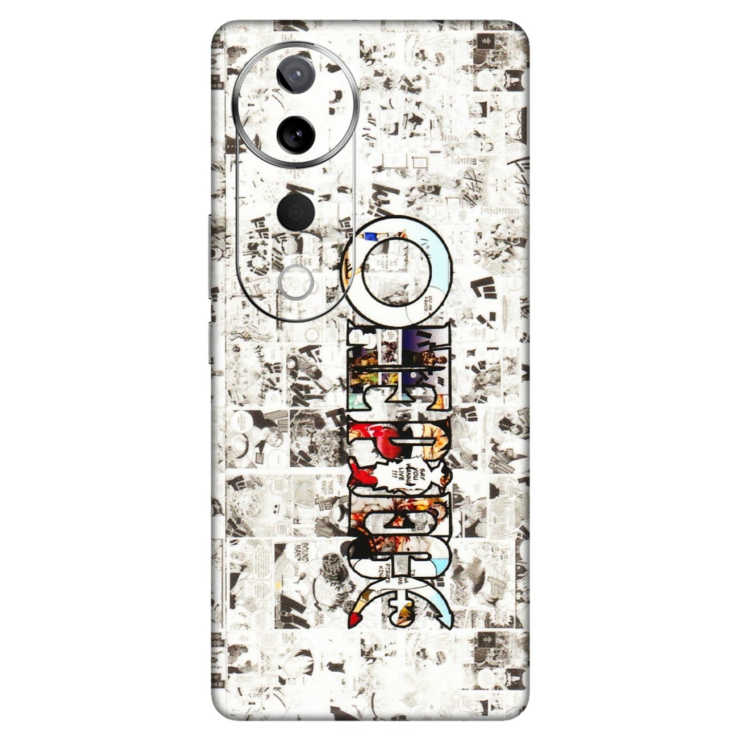 VIVO Z/V/X/T/U/S Series Phone Skins (All Models) - One Piece Manga - 3D Embossed Finish (L-26) Vivo T3 Ultra (5G)