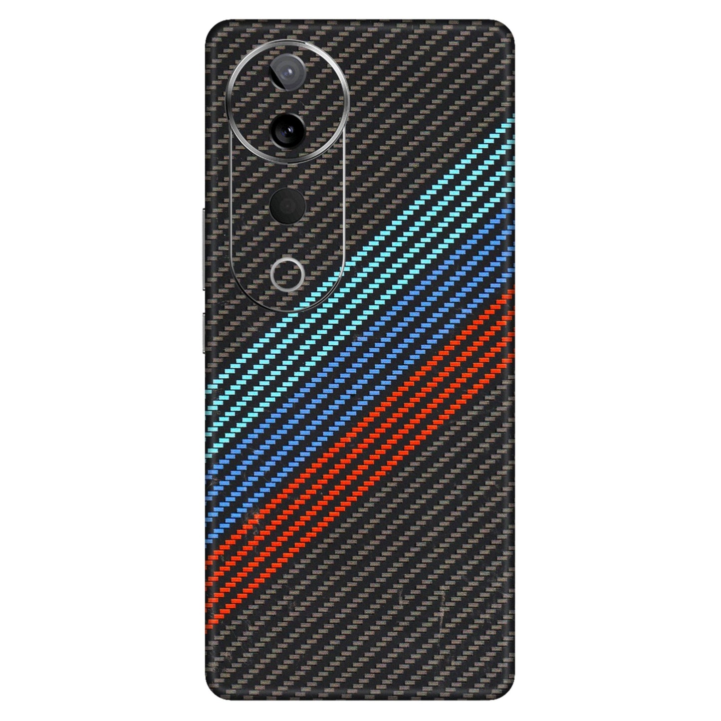 VIVO Z/V/X/T/U/S Series Phone Skins (All Models) - Carbon BM - 3D Embossed Finish (L-302) Vivo T3 Ultra (5G)