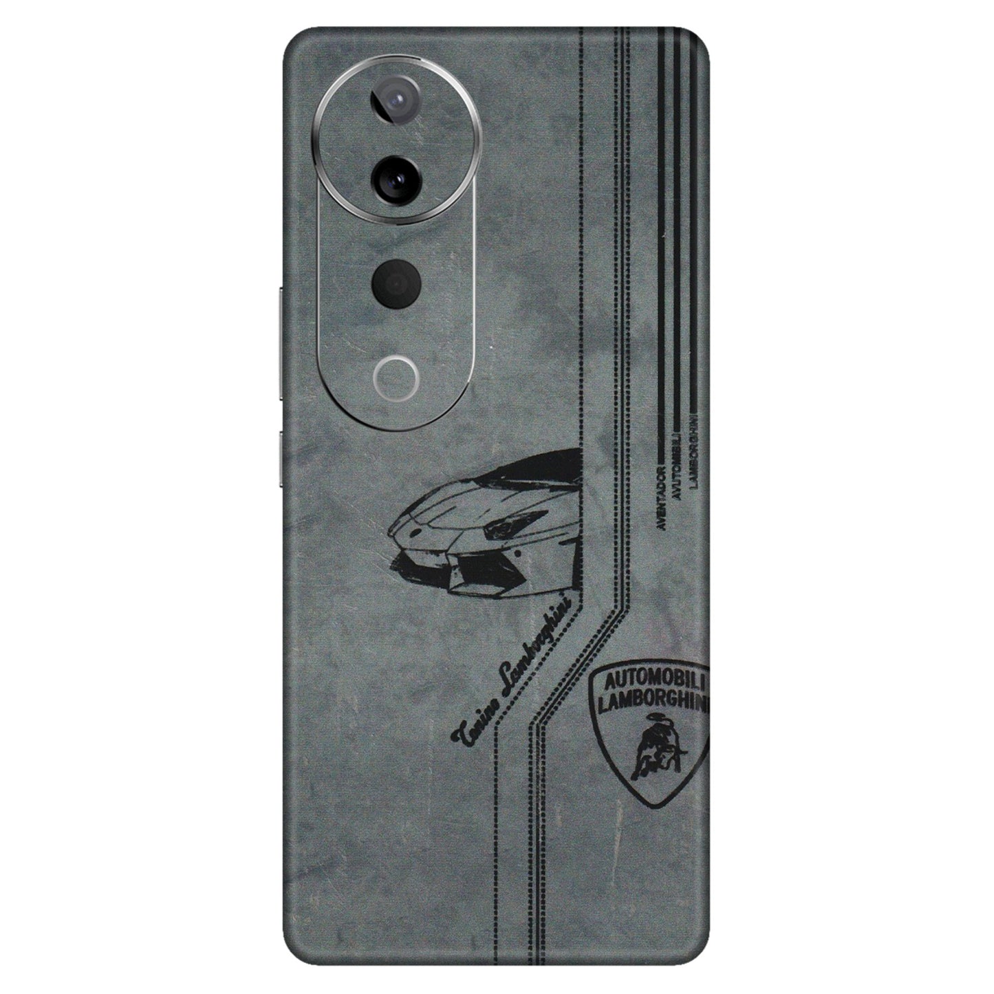 VIVO Z/V/X/T/U/S Series Phone Skins (All Models) - New Lamborgini Aventador - 3D Embossed Finish (L-321) Vivo T3 Ultra (5G)
