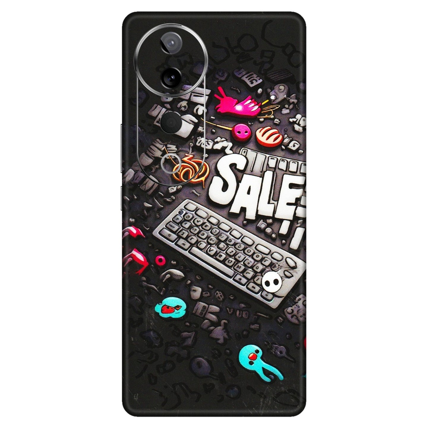VIVO Z/V/X/T/U/S Series Phone Skins (All Models) - Gadgets Sale - 3D Embossed Finish (L-50) Vivo T3 Ultra (5G)