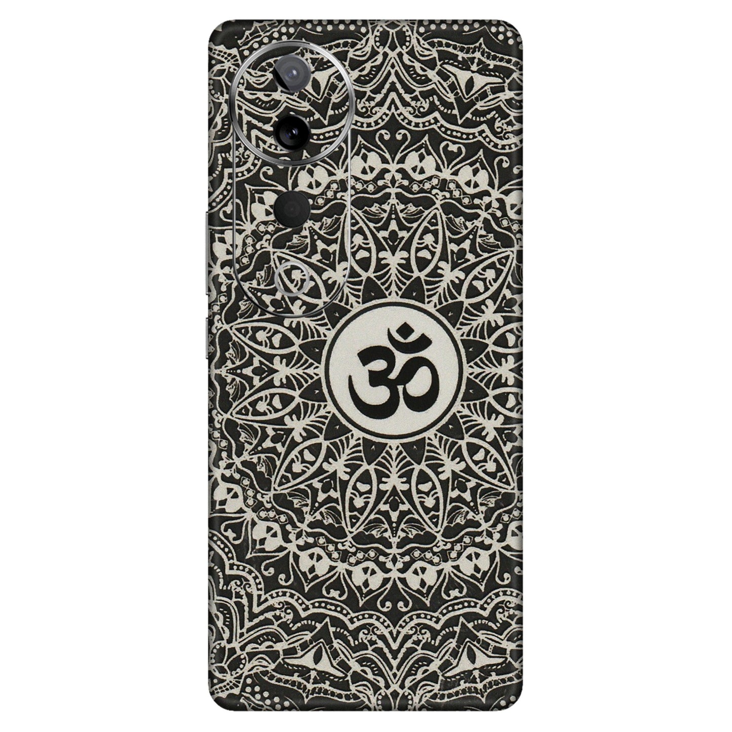 VIVO Z/V/X/T/U/S Series Phone Skins (All Models) - Aum Elegant Mandala - 3D Embossed Finish (L-62) Vivo T3 Ultra (5G)