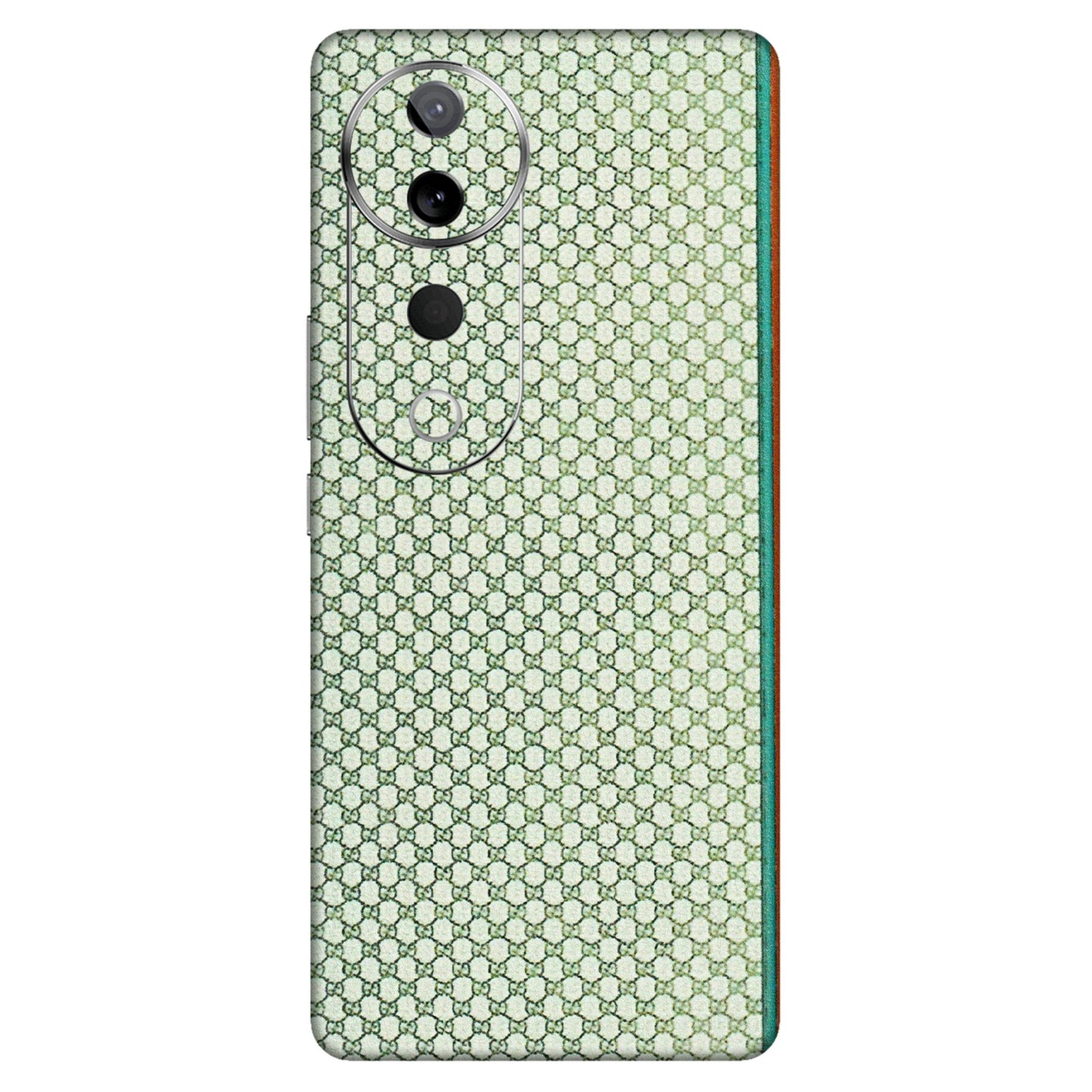 VIVO Z/V/X/T/U/S Series Phone Skins (All Models) - Gucci Fabric Pattern - 3D Embossed Finish (L-73) Vivo T3 Ultra (5G)