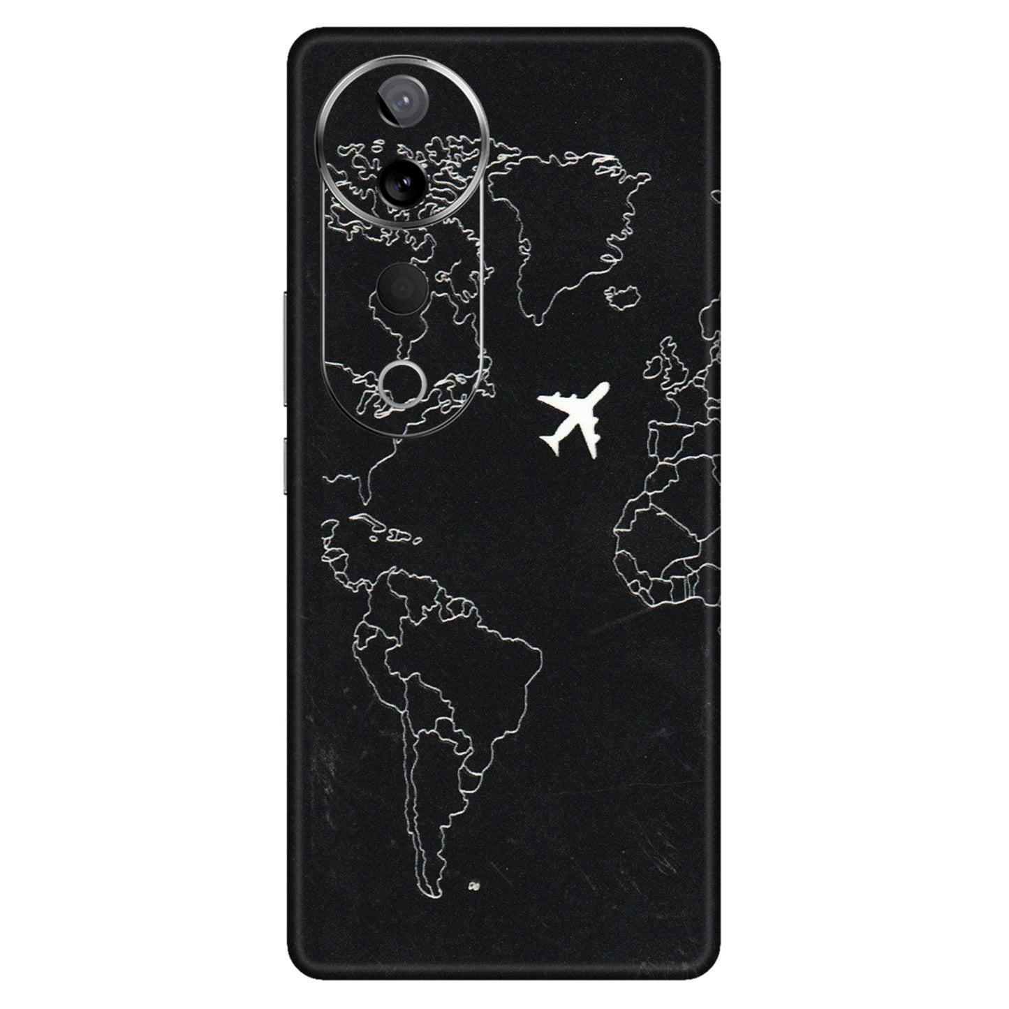 VIVO Z/V/X/T/U/S Series Phone Skins (All Models) - Never Ending Travel - 3D Embossed Finish (L-79) Vivo T3 Ultra (5G)