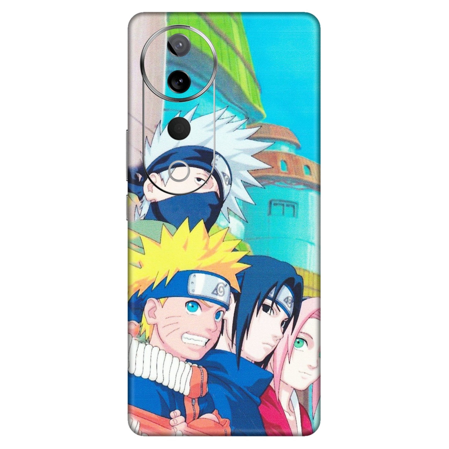 VIVO Z/V/X/T/U/S Series Phone Skins (All Models) - Team Minato And Kakashi - Matte Finish (M-101) Vivo T3 Ultra (5G)