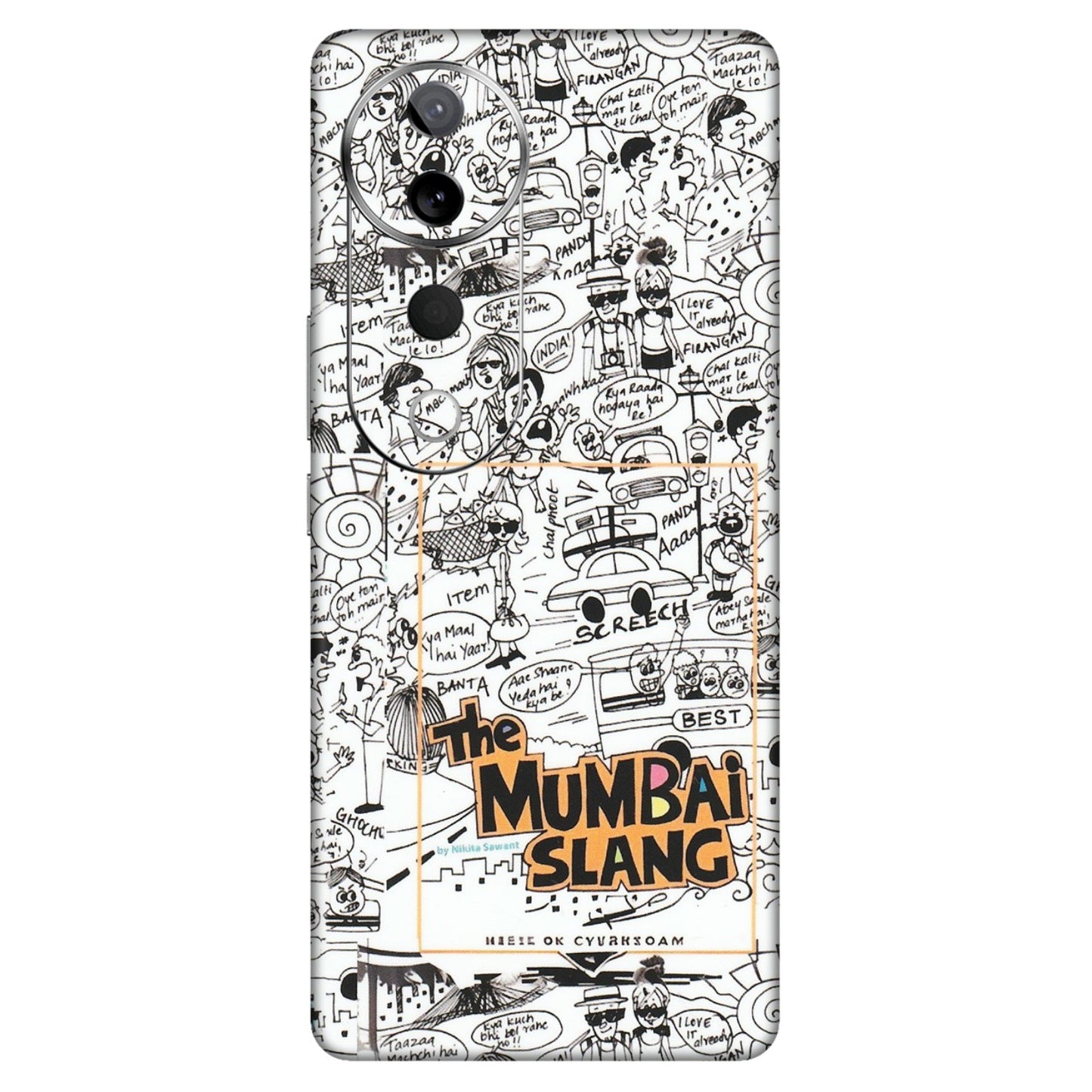 VIVO Z/V/X/T/U/S Series Phone Skins (All Models) - The Mumbai Slang - Matte Finish (M-142) Vivo T3 Ultra (5G)