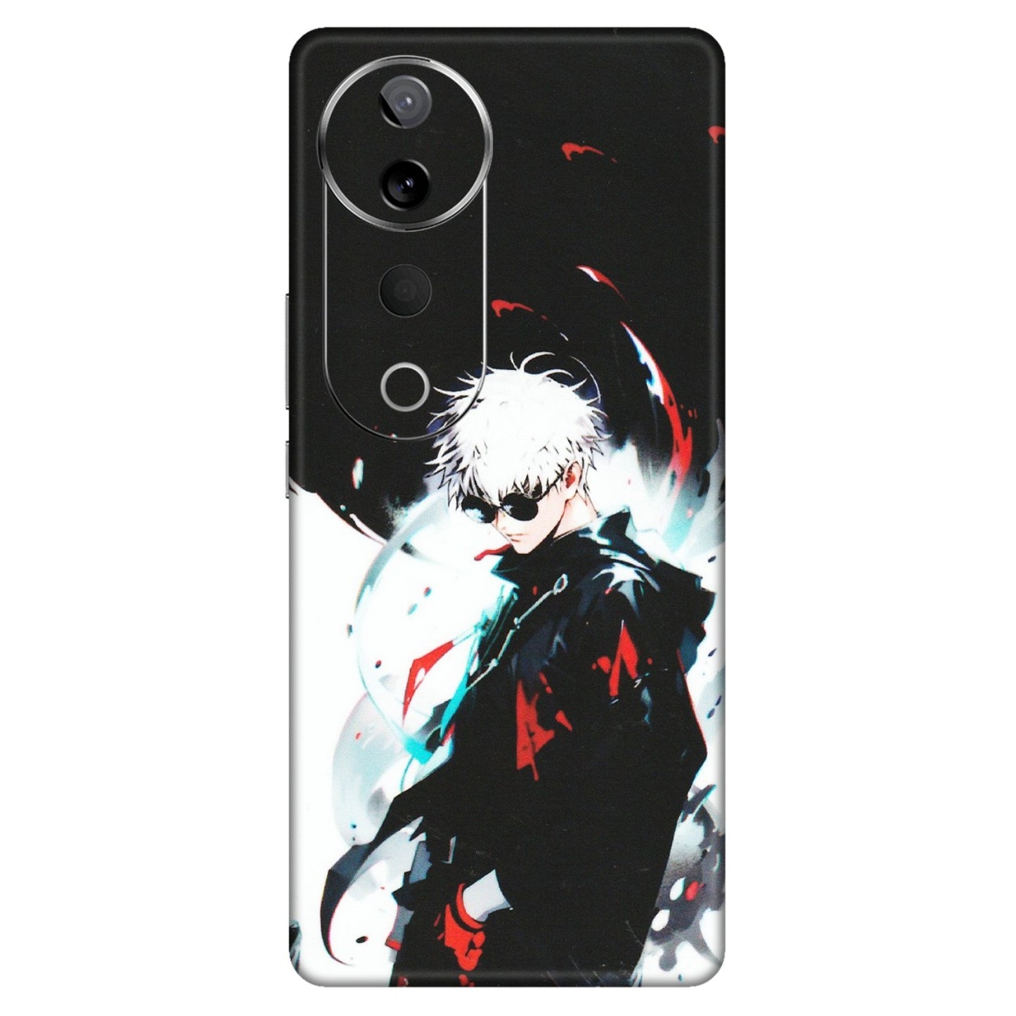 VIVO Z/V/X/T/U/S Series Phone Skins (All Models) - Gojo Powerful Charater Kaisen Anime - Matte Finish (M-144) Vivo T3 Ultra (5G)