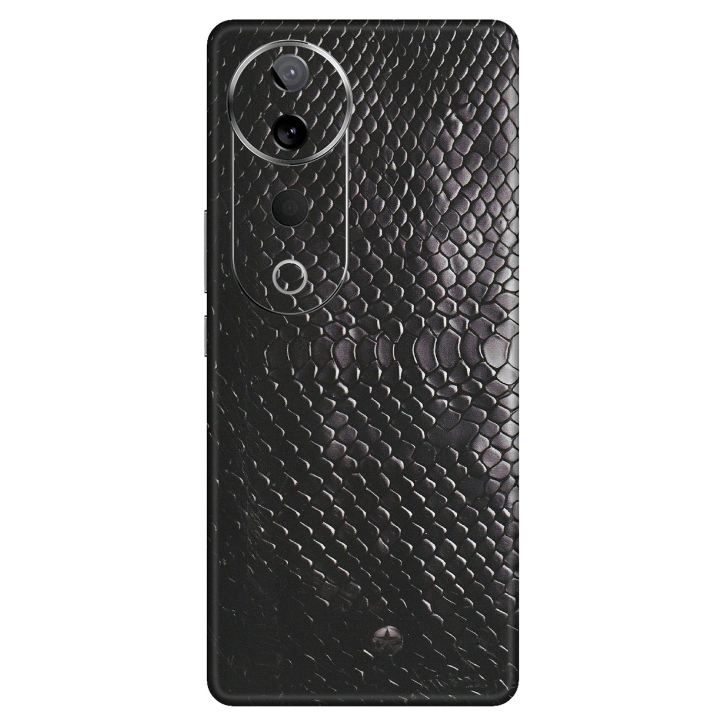 VIVO Z/V/X/T/U/S Series Phone Skins (All Models) - Black Snack Leather - Matte Finish (M-147) Vivo T3 Ultra (5G)
