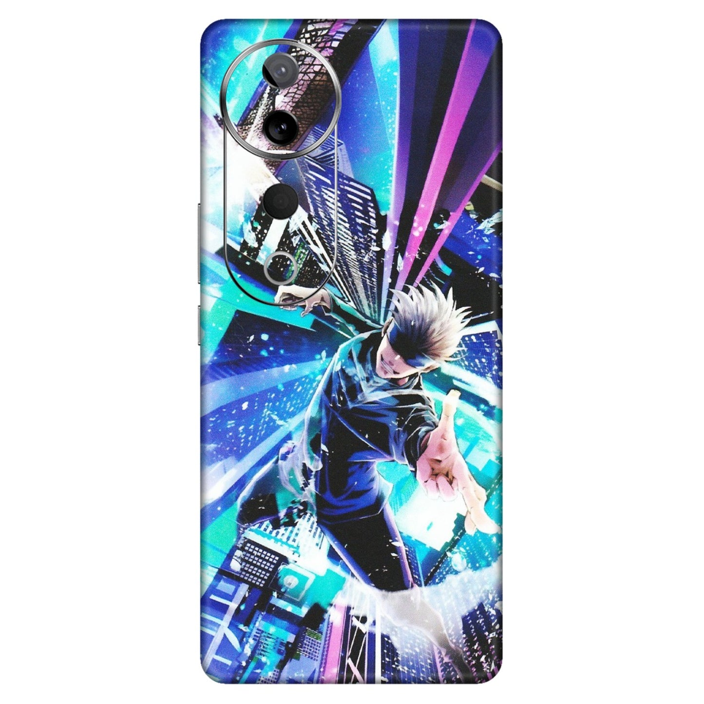 VIVO Z/V/X/T/U/S Series Phone Skins (All Models) - Manga Action Jujustu Kaisen Anime - Matte Finish (M-155) Vivo T3 Ultra (5G)