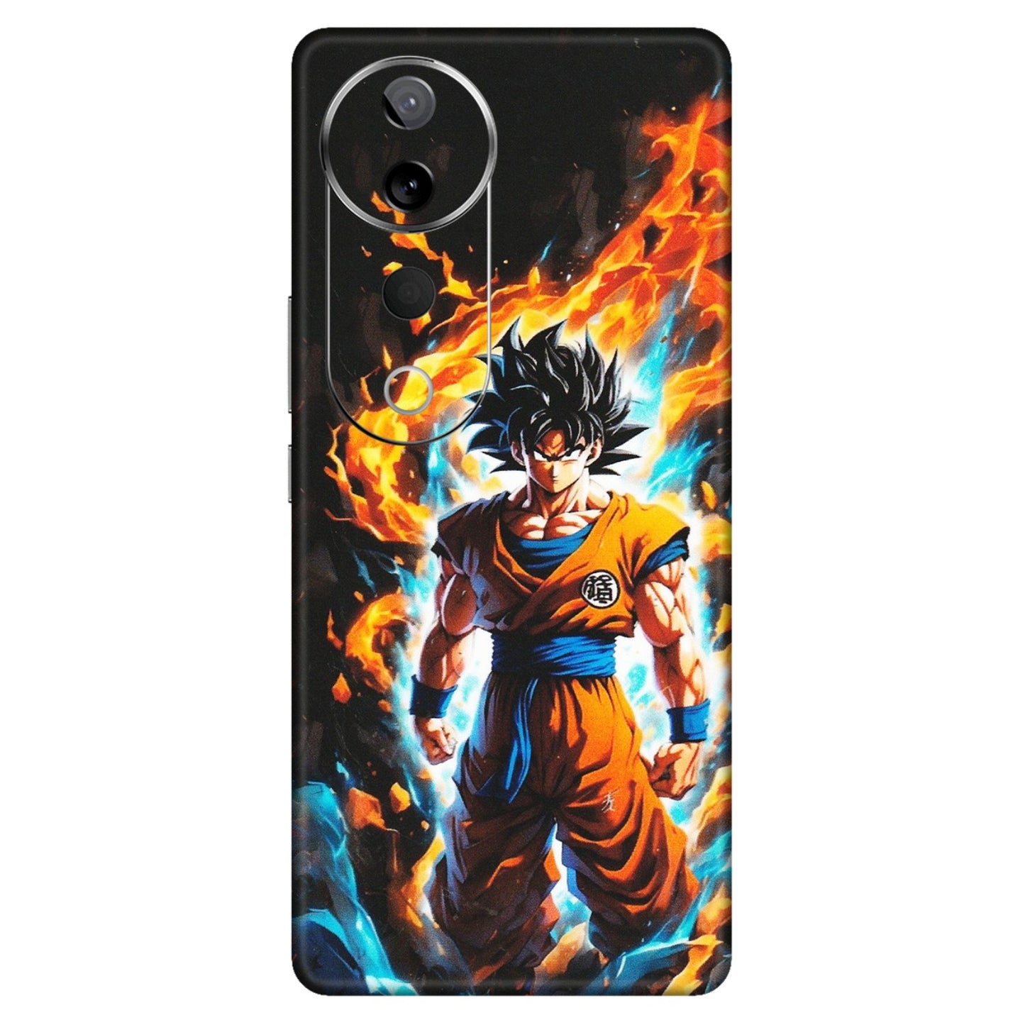 VIVO Z/V/X/T/U/S Series Phone Skins (All Models) - Goku Transformation Anime - Matte Finish (M-159) Vivo T3 Ultra (5G)