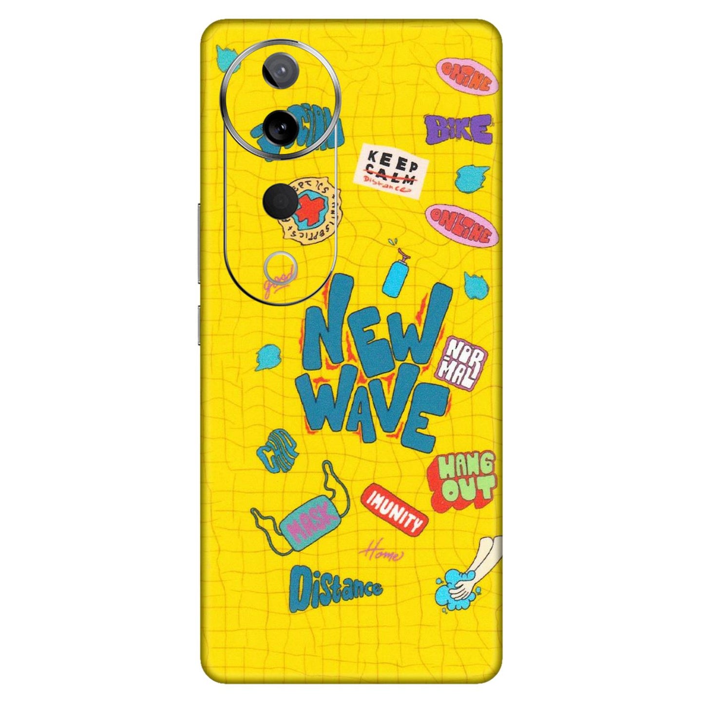 VIVO Z/V/X/T/U/S Series Phone Skins (All Models) - New Wave Life - Matte Finish (M-17) Vivo T3 Ultra (5G)
